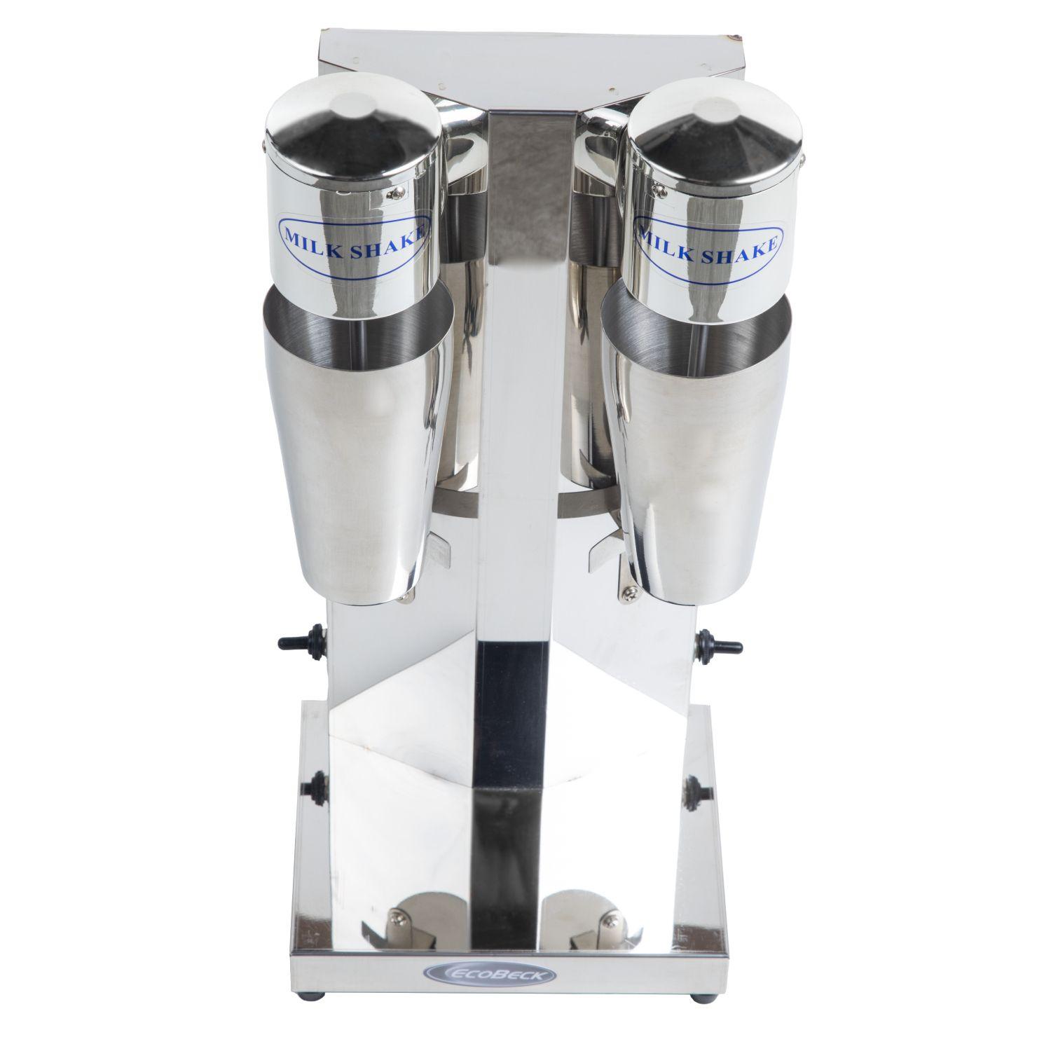 MAQUINA BATIDORA DE MILK SHAKE ECOBECK DOBLE | Acero-2