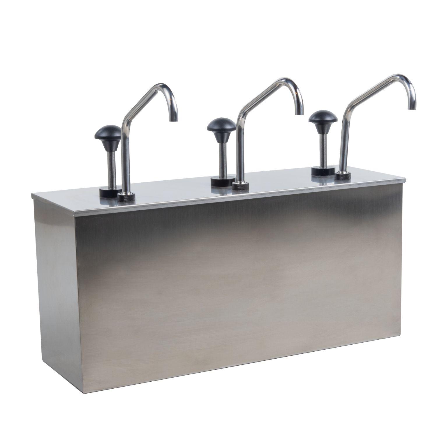 DISPENSADOR DE SALSAS 3 DEPOSITOS-0