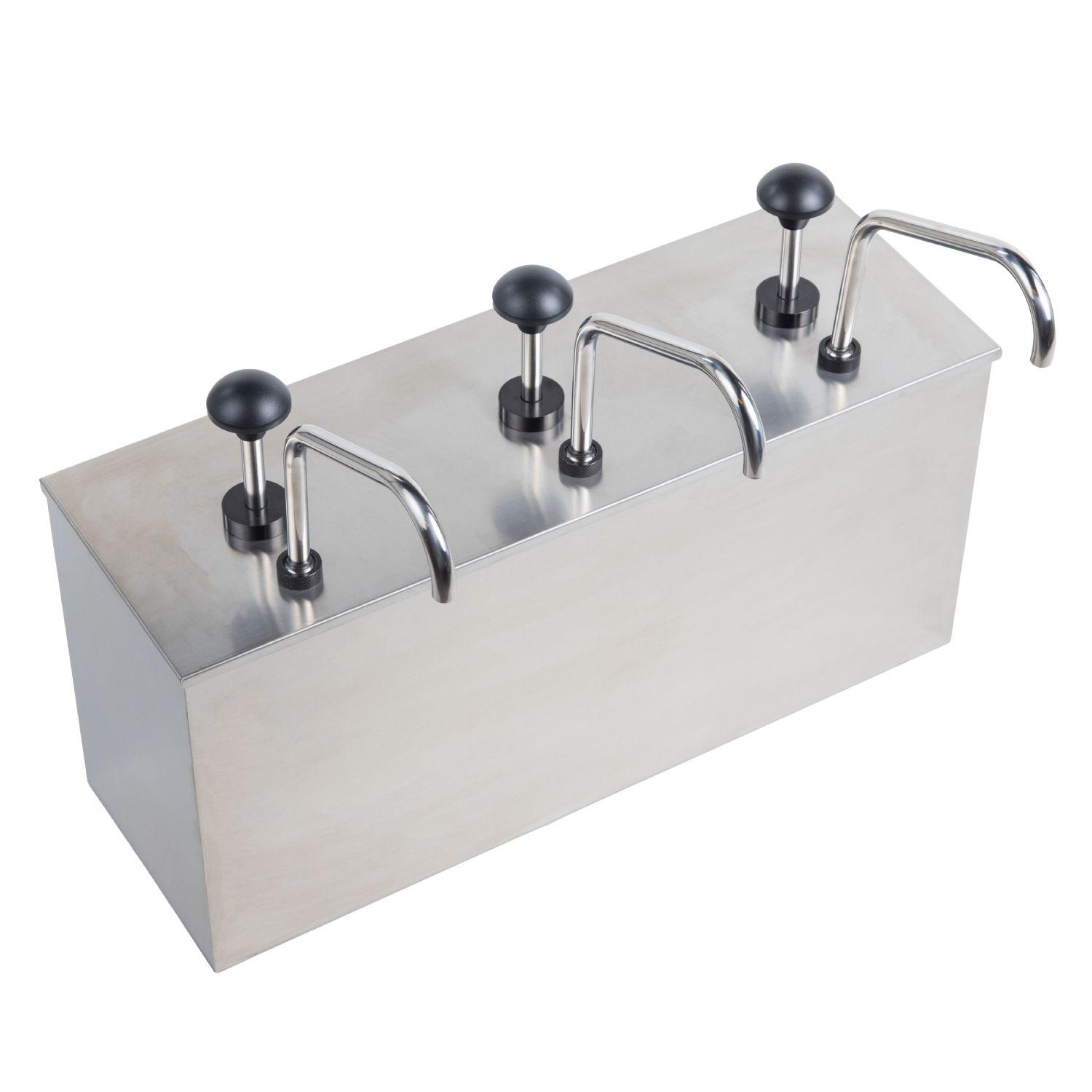 DISPENSADOR DE SALSAS 3 DEPOSITOS-1