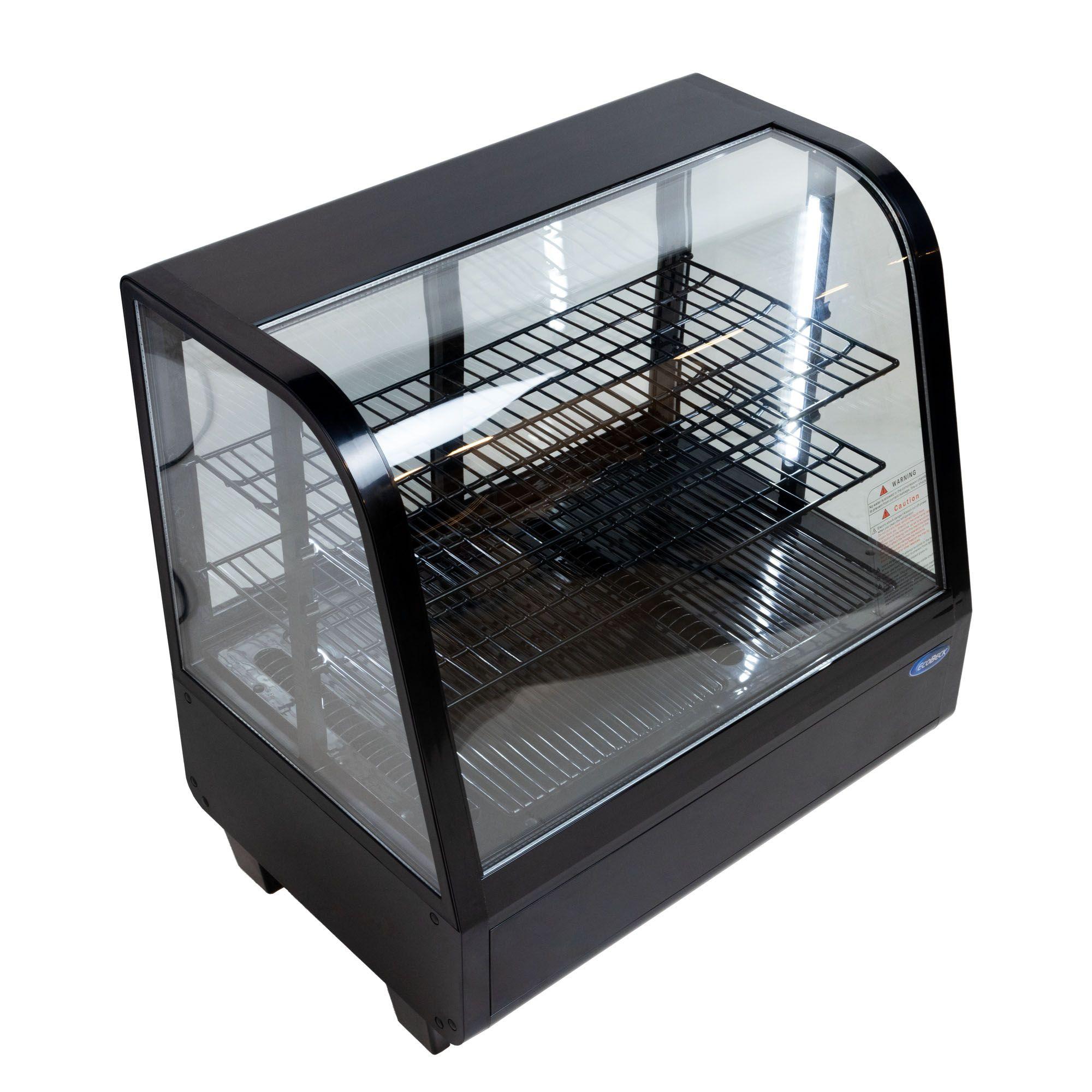 VITRINA REFRIGERADA CURVA 3 NIVELES NEGRA CERTIFICADO-0