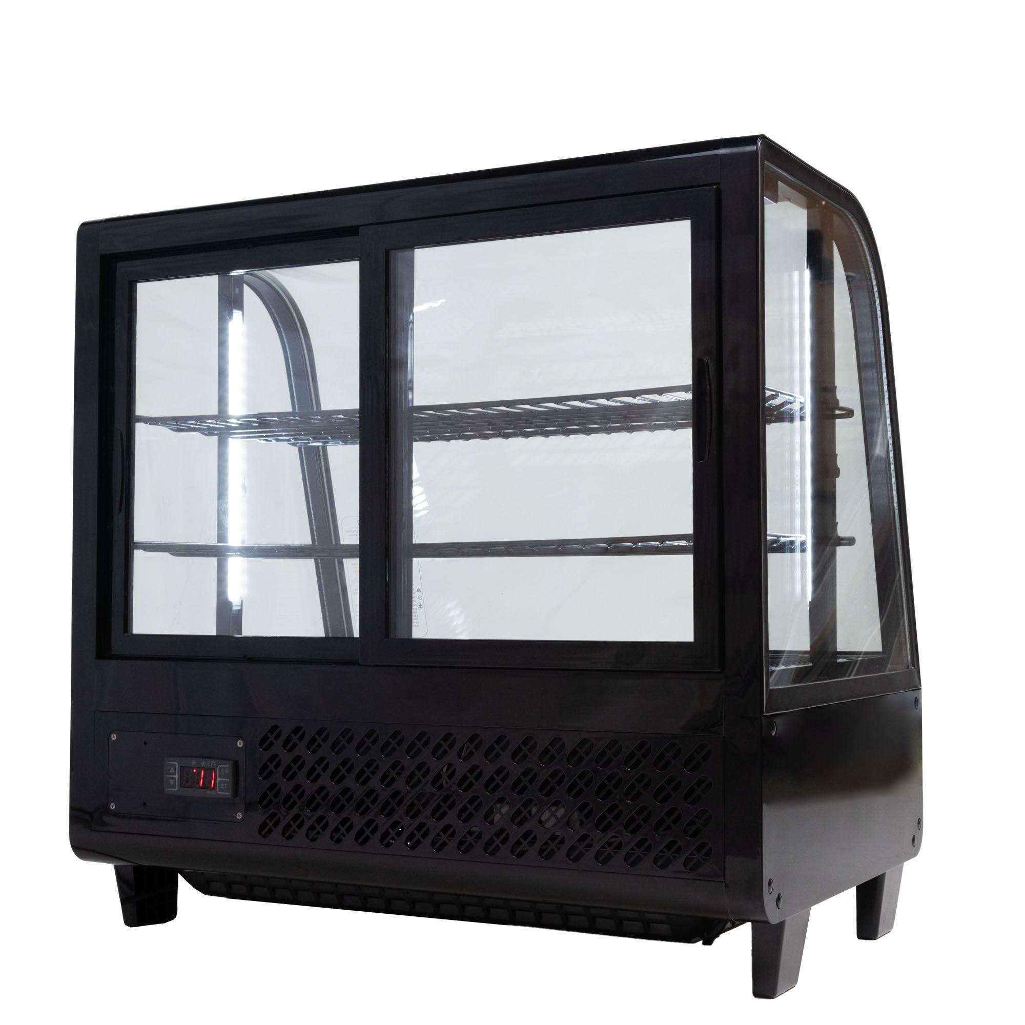 VITRINA REFRIGERADA CURVA 3 NIVELES NEGRA CERTIFICADO-2