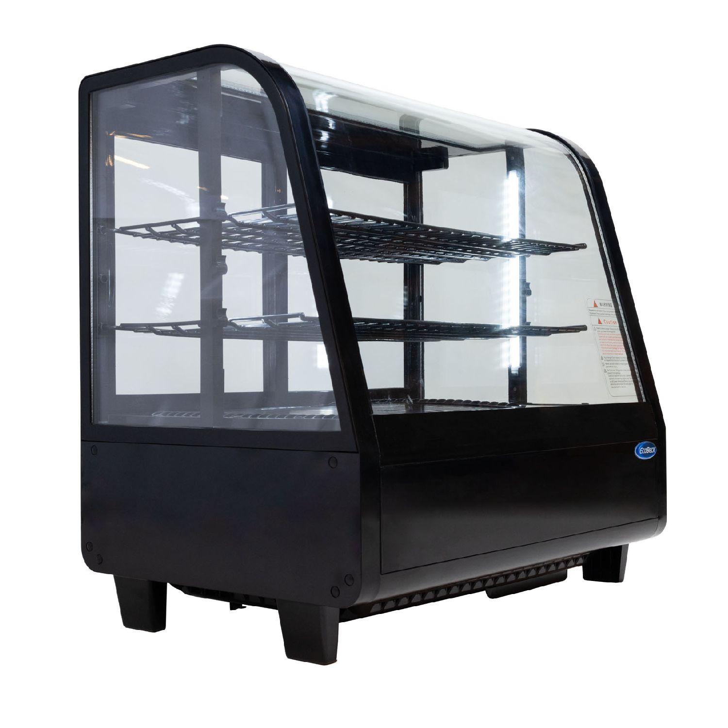 VITRINA REFRIGERADA CURVA 3 NIVELES NEGRA CERTIFICADO-3