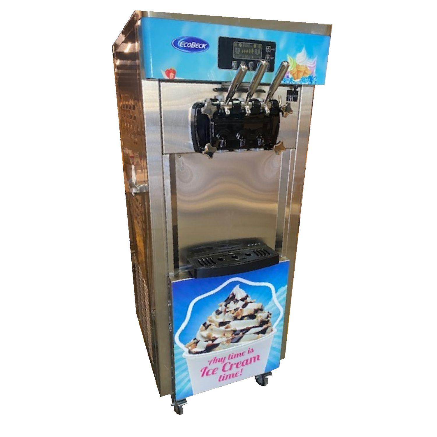 MAQUINA DE HELADOS SOFT ECOBECK PISO CAP PRODUCCION 40-48 LTS/HR.-1