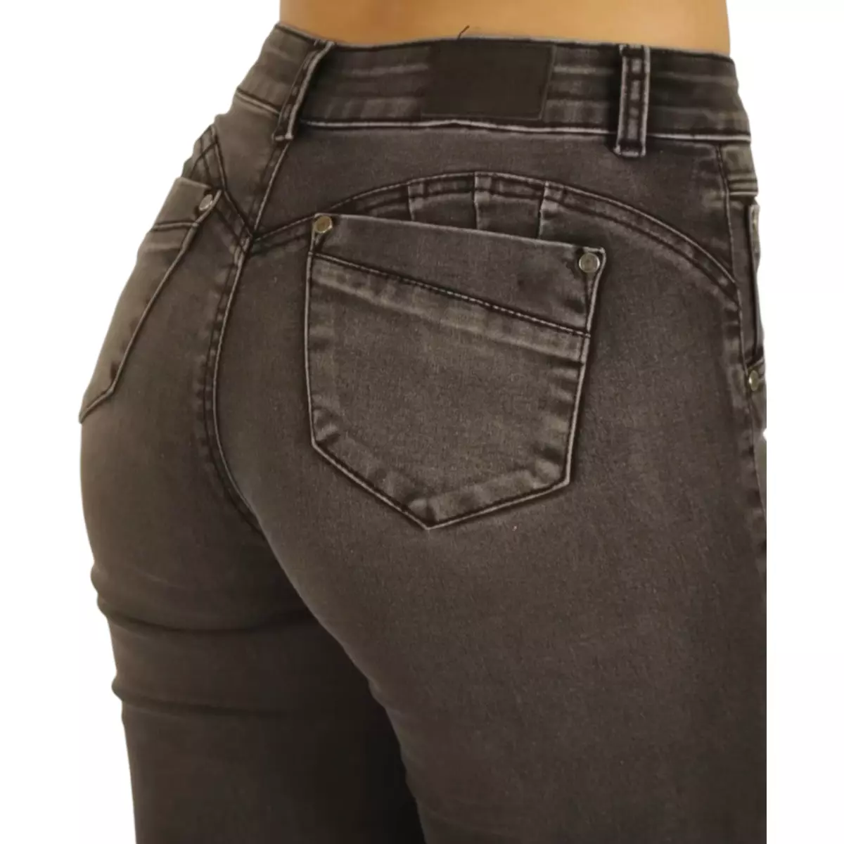 JEANS RECTO GRIS MUJER CHRISTINE C EST TOI-2