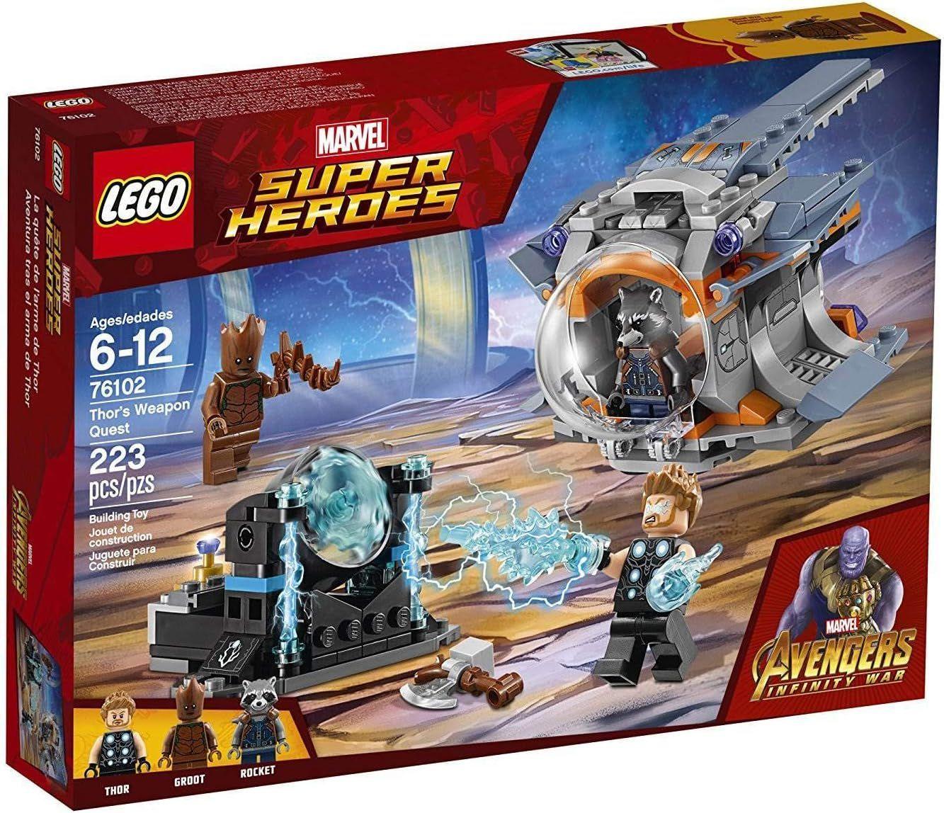 LEGO Marvel Super Heroes Avengers: Infinity War Thor's Weapon Quest 76102-3