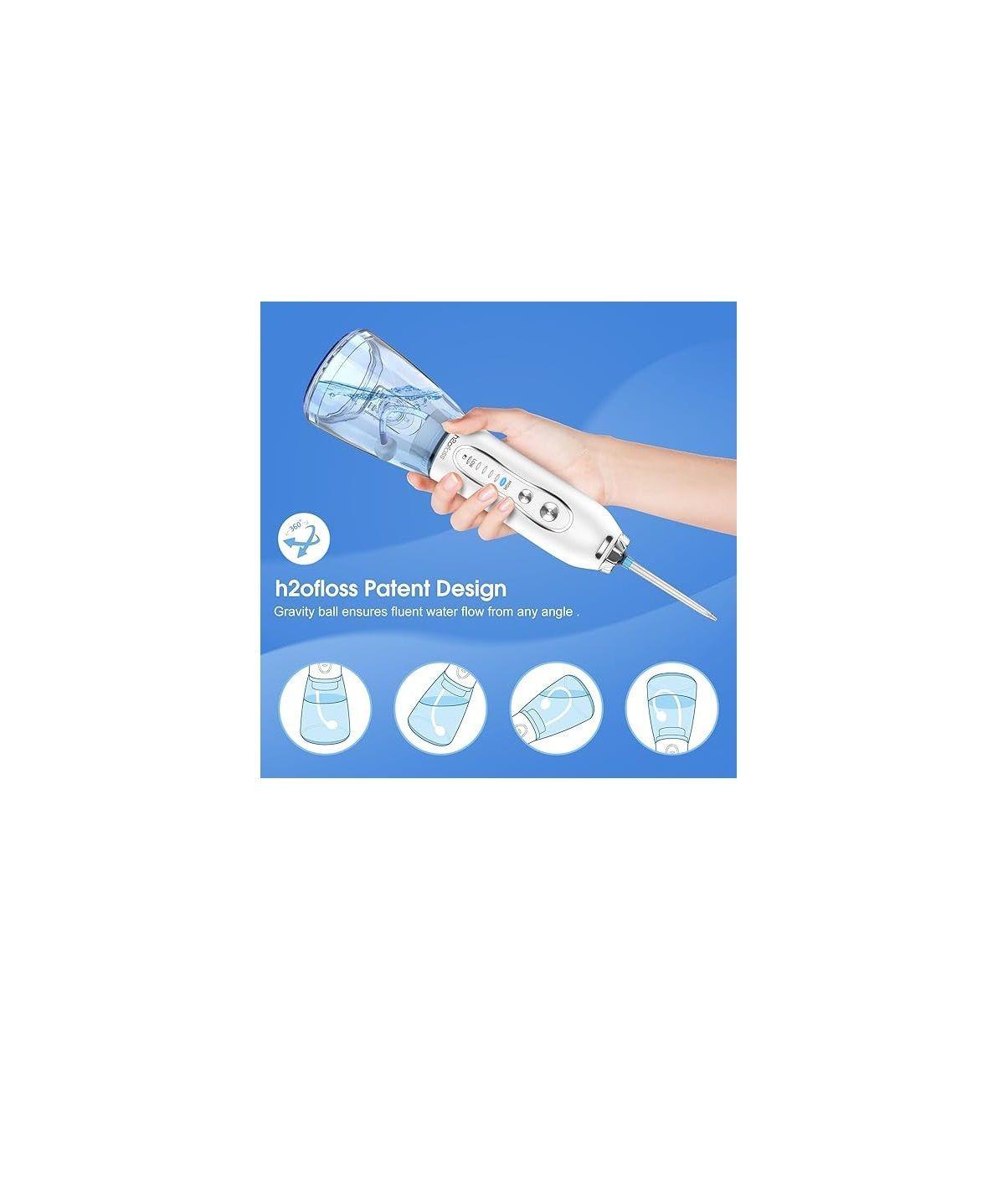 Limpiador De Dientes BLANCO Portatil Usb Recargable, Water Flosser-3