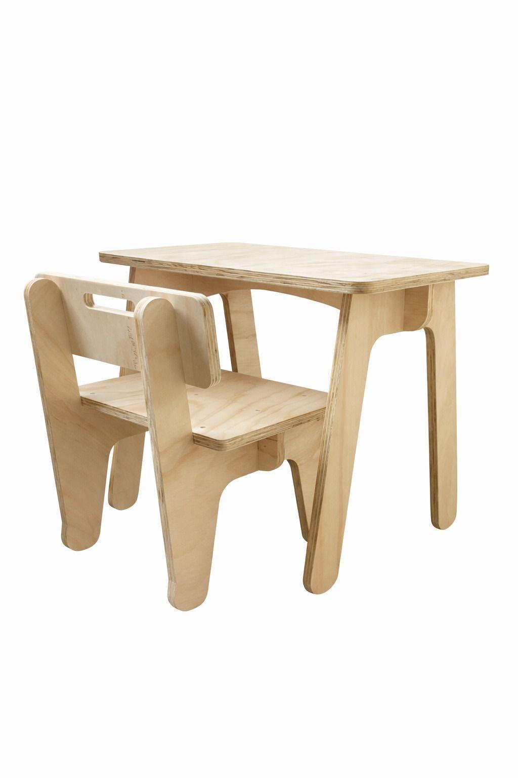 Mesa silla infantil Montessori-0