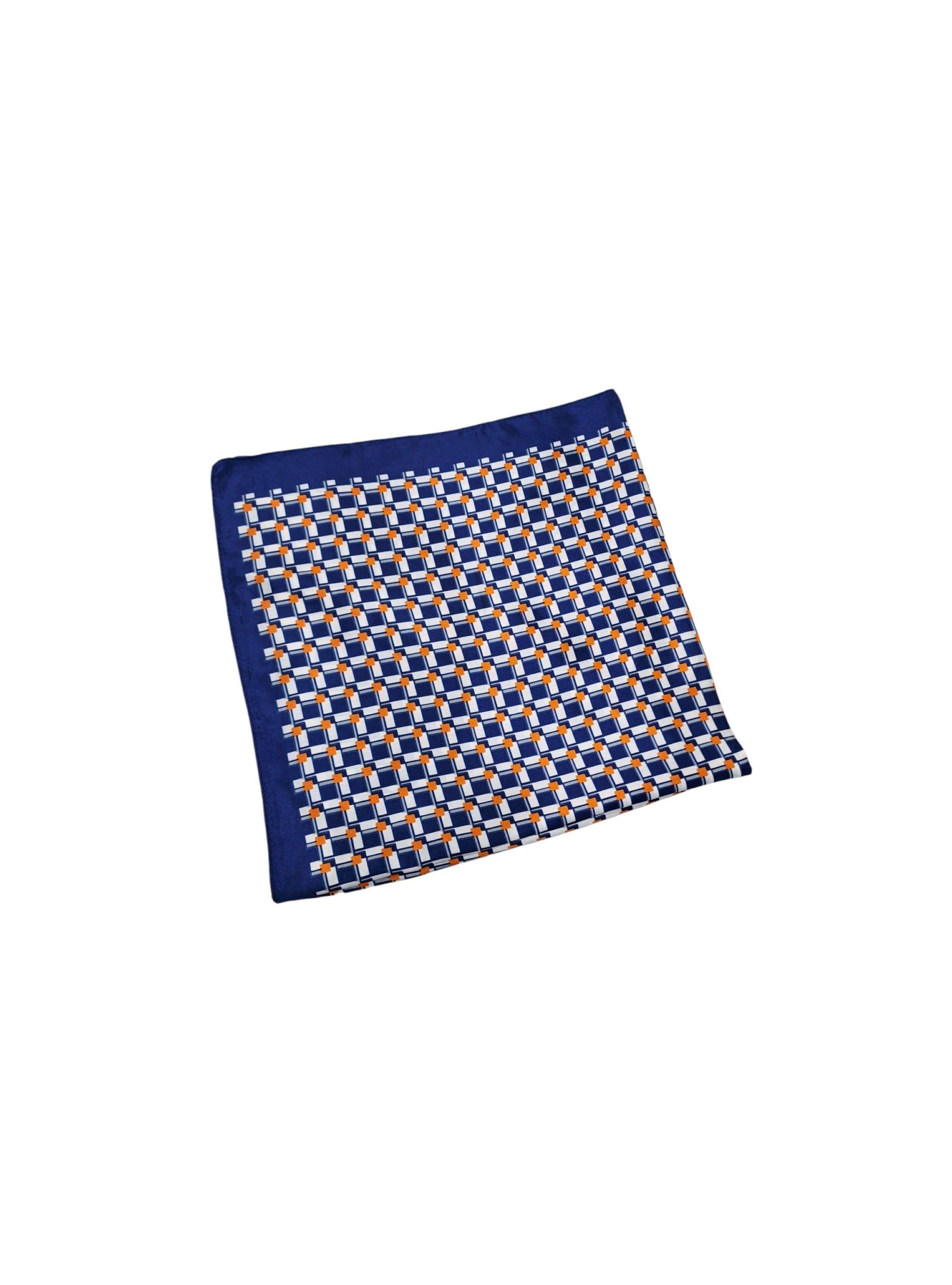 Pañuelo Satinado Mujer Diseño Geométrico 60 x 60 cms-2