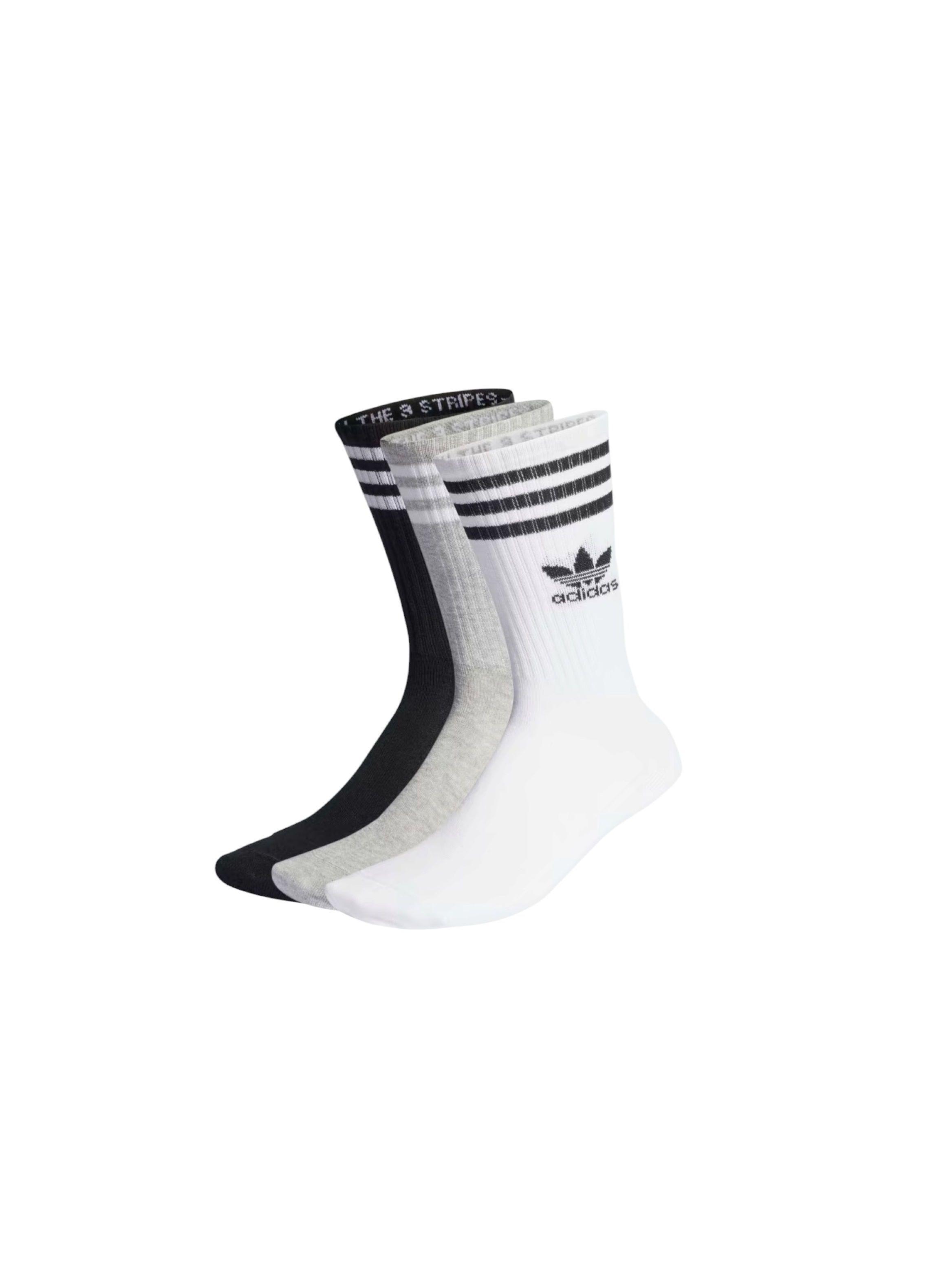 Calcetines Tripack Clásicos Media Pantorrilla Multicolor-1