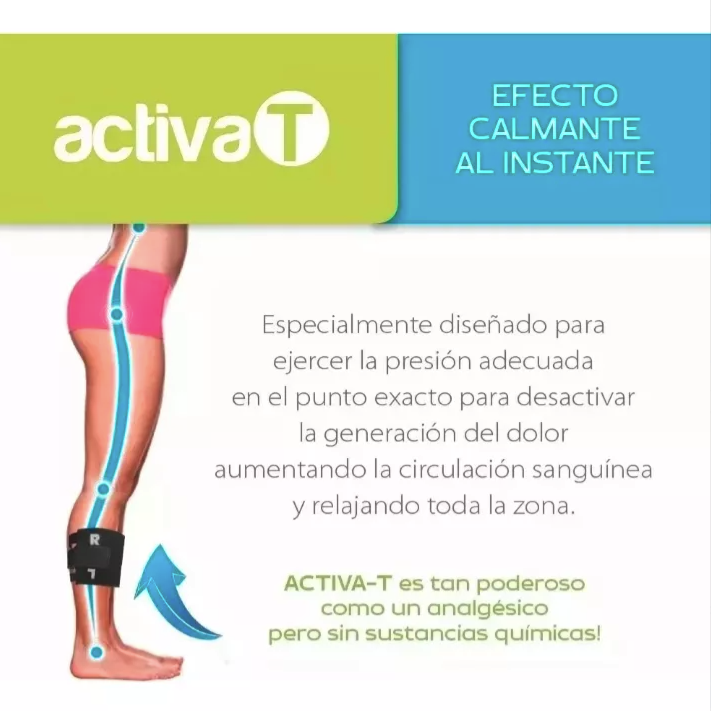 Rodillera Activa-t Alivia Lumbalgia Y Dolor De Rodilla-4