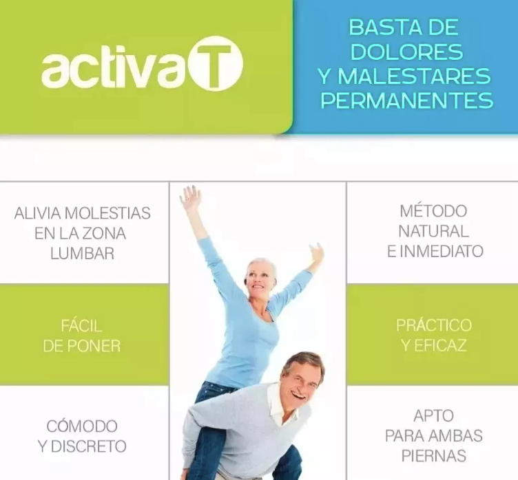 Rodillera Activa-t Alivia Lumbalgia Y Dolor De Rodilla-5
