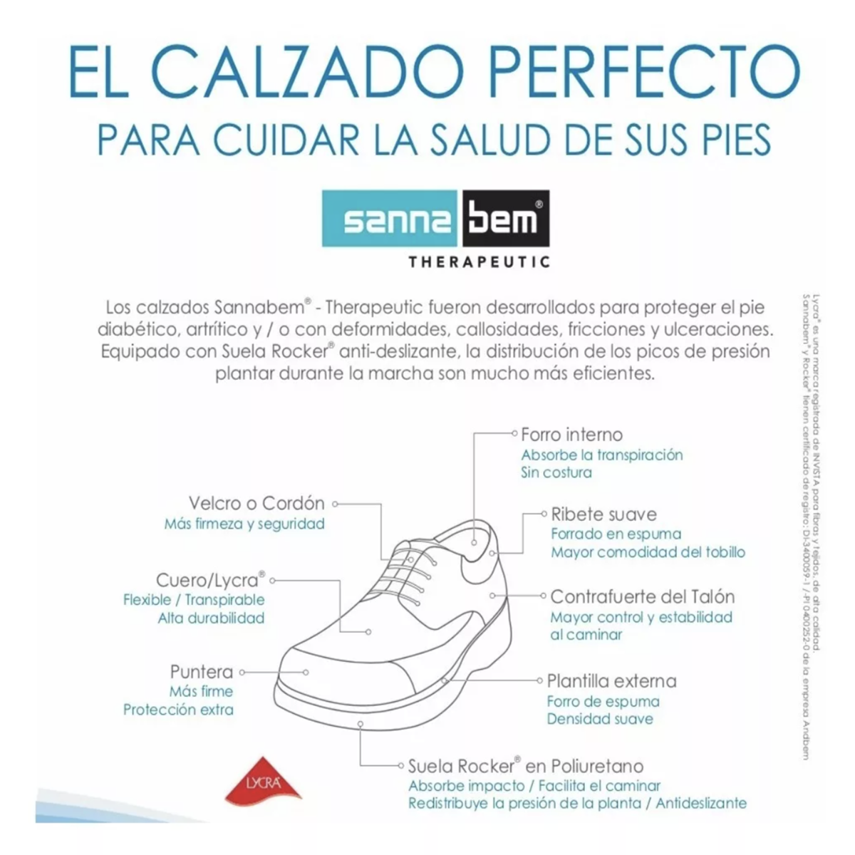 Zapato Para Diabético Walker - Sannabem-3