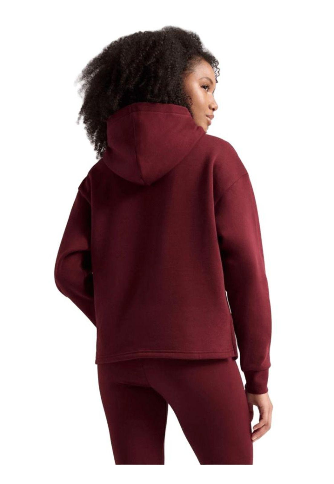 Polerón Deportivo Ruby Shimmer Burdeo Puma-3