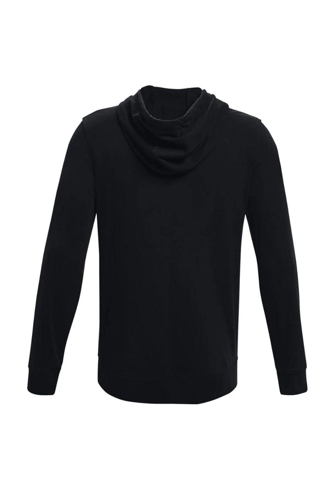 Polerón Hombre Rival Terry Full-Zip Negro Under Armour-1