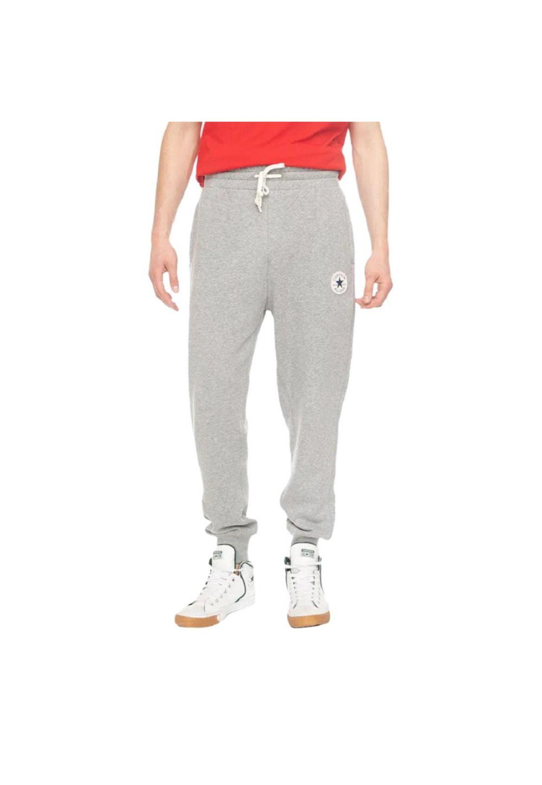 Pantalón Deportivo Core Rib Gris Converse-3