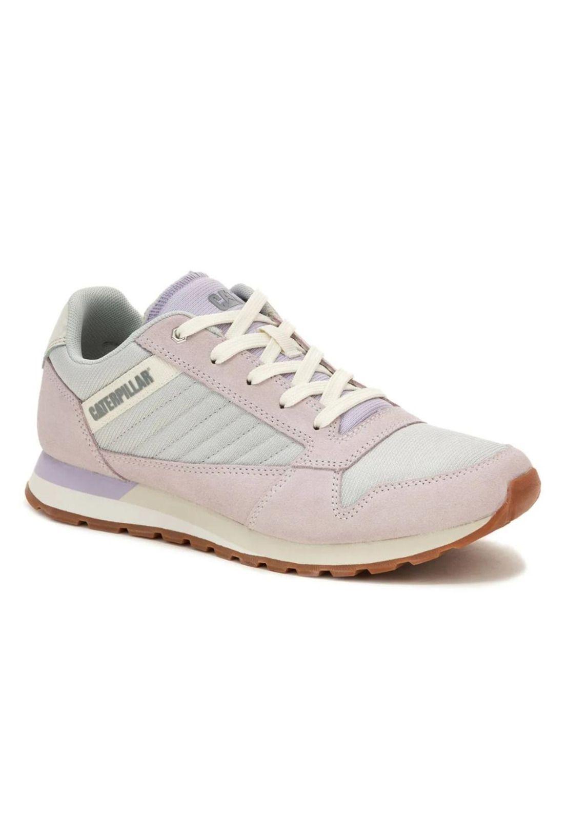 Zapatilla Mujer Ventura Gris Pastel Cat-1