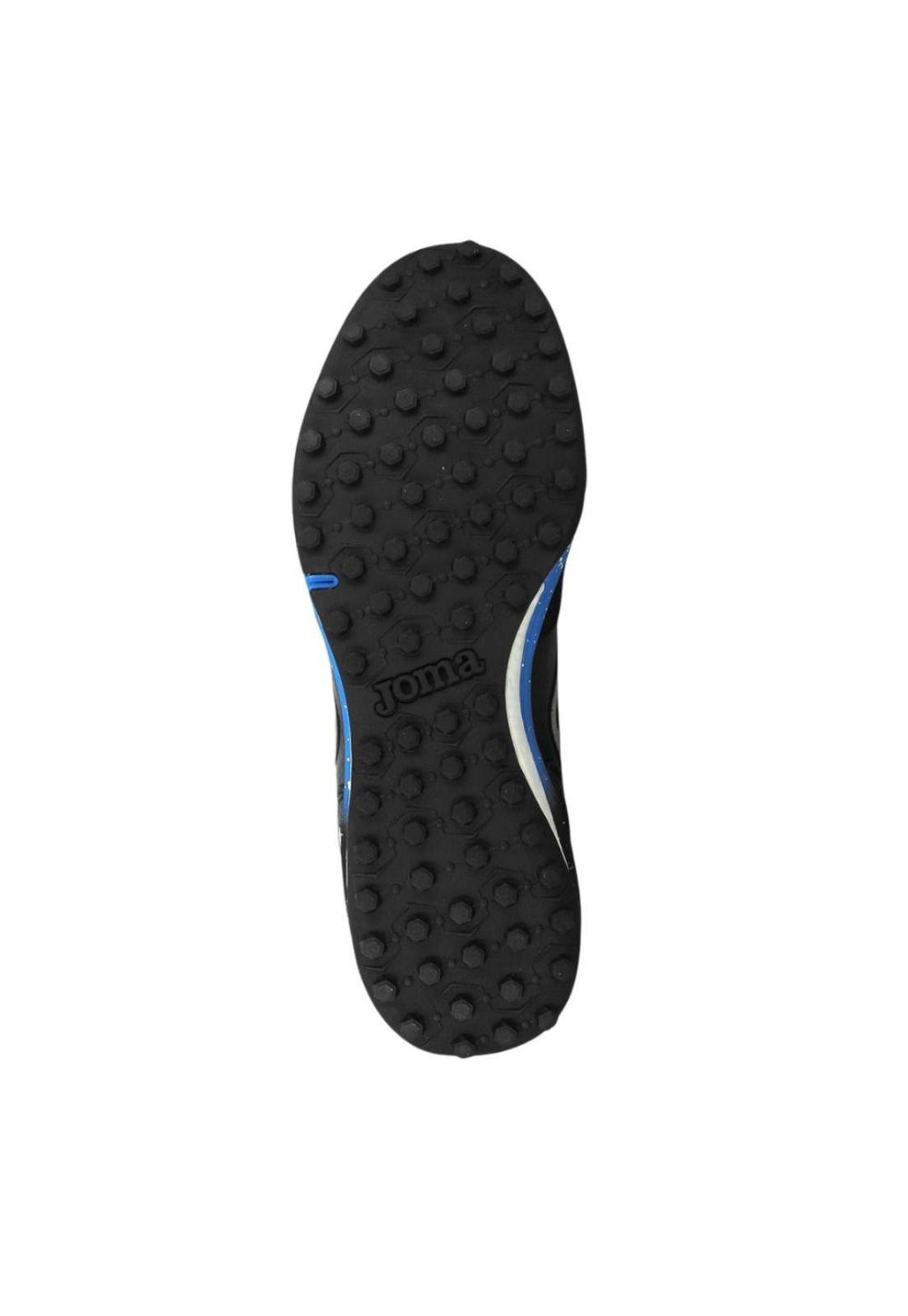 Zapatilla Fútbol Turf Hombre Top Flex Negro Joma-3