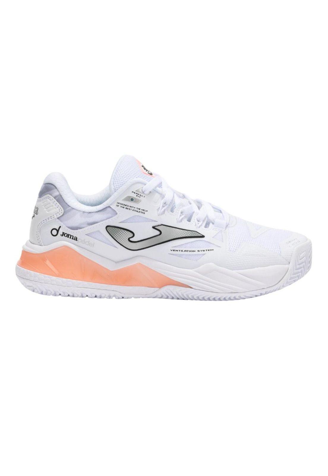 Zapatilla Pádel Mujer Spin 25 Blanco Joma-0