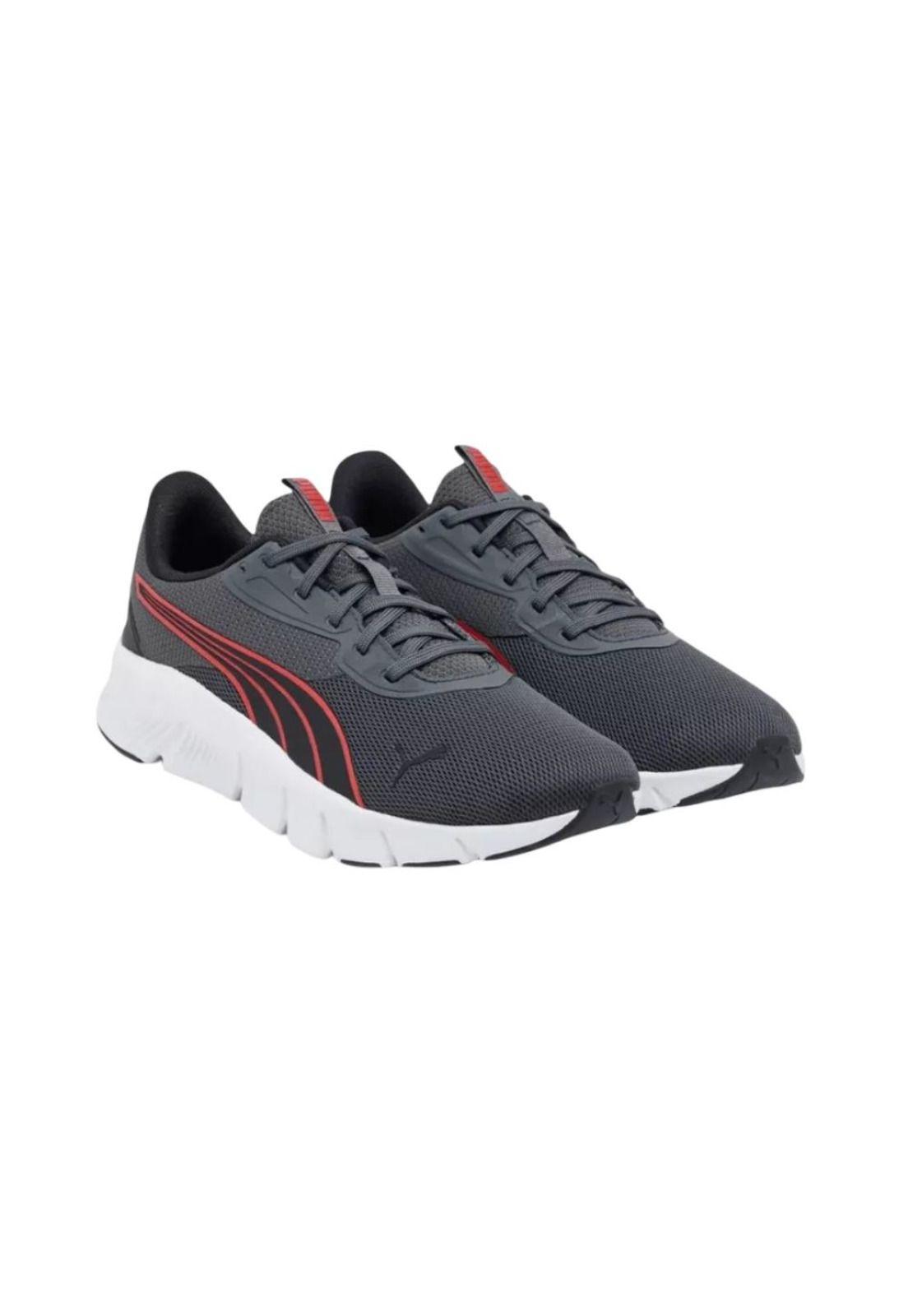 Zapatilla Running Hombre Flex Focus Gris Puma-1