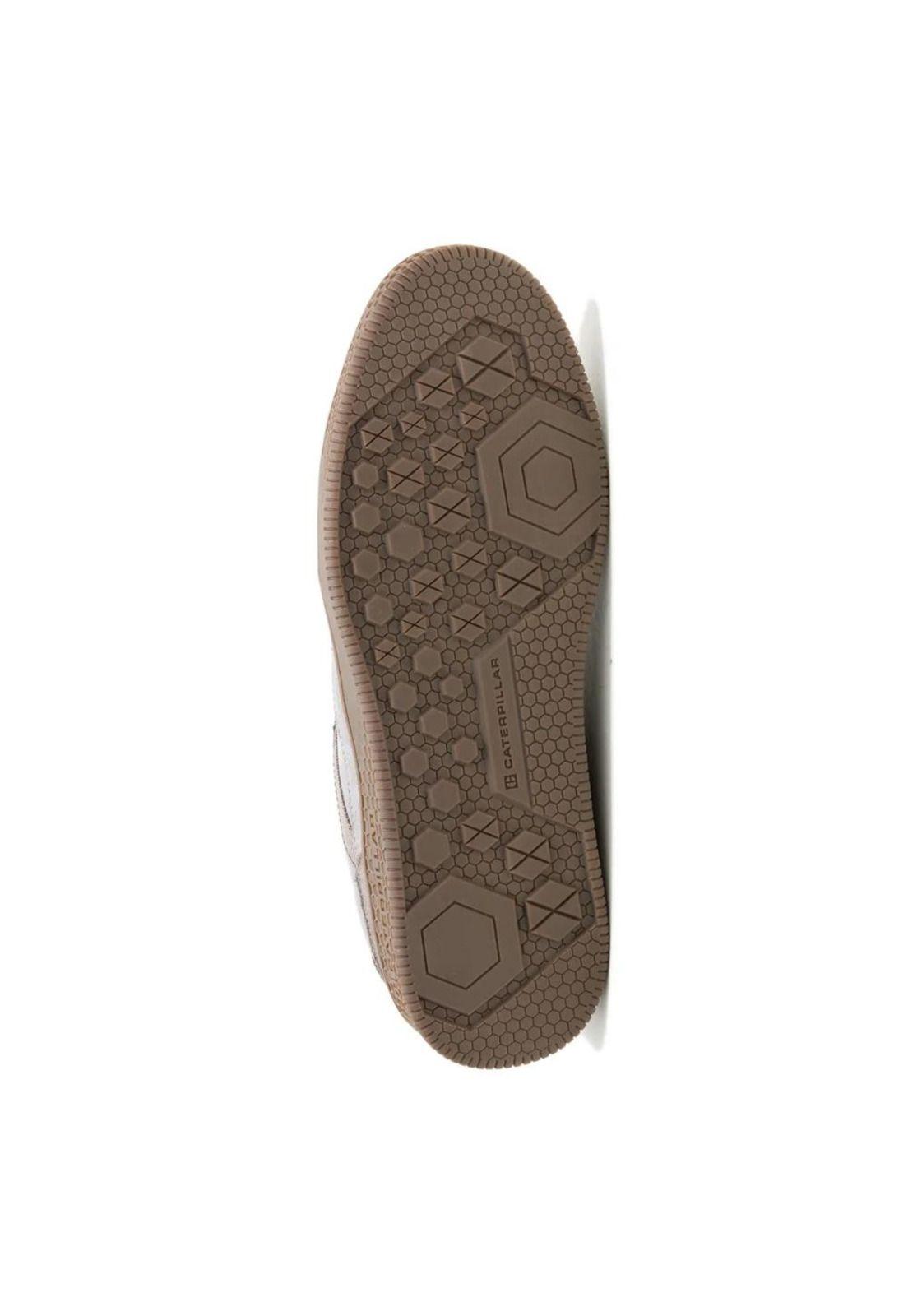 Zapatilla Hombre Pause Retro Leather Gris Cat-3