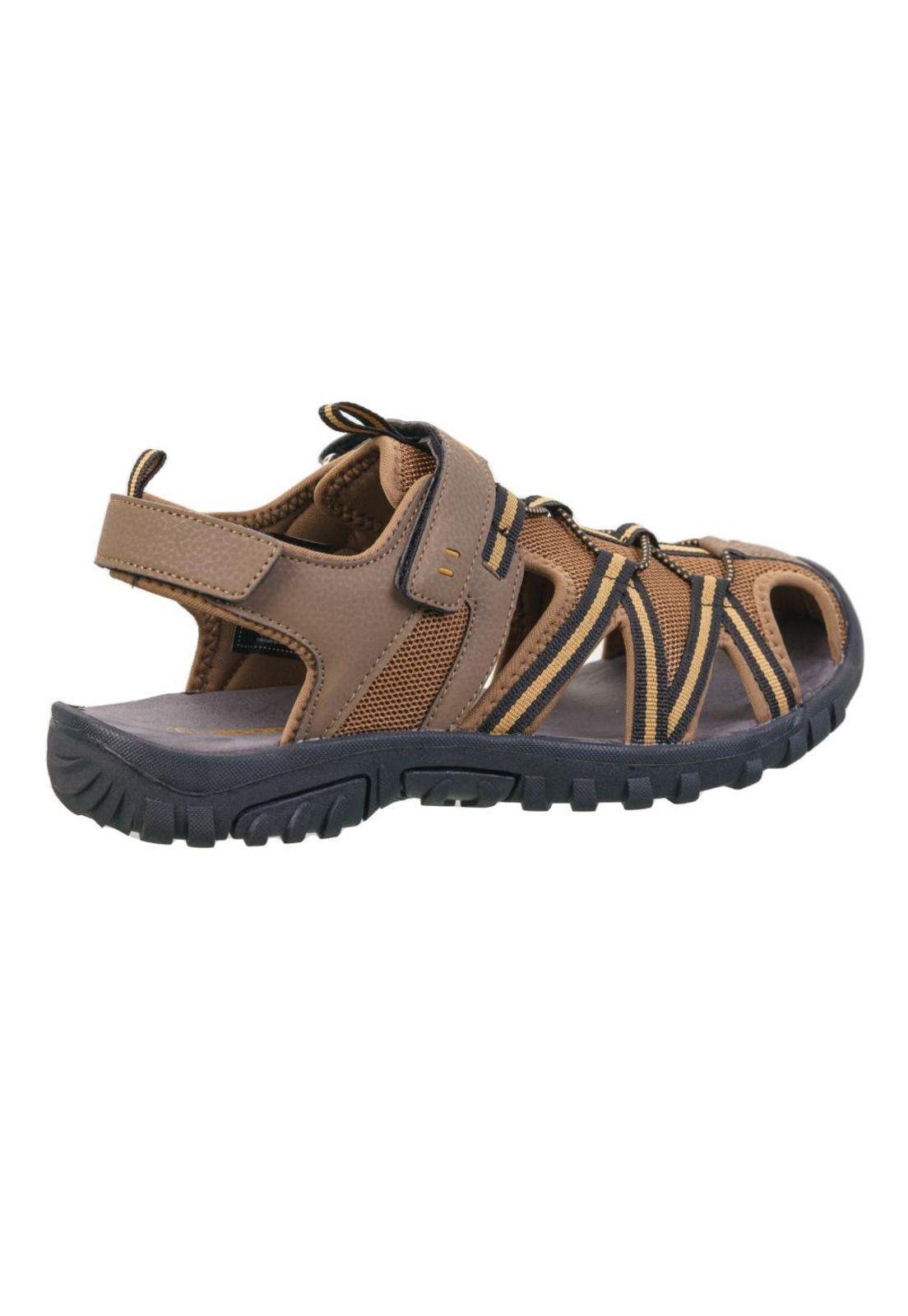 Sandalia Hombre Preto H3 Camel Aparso-4