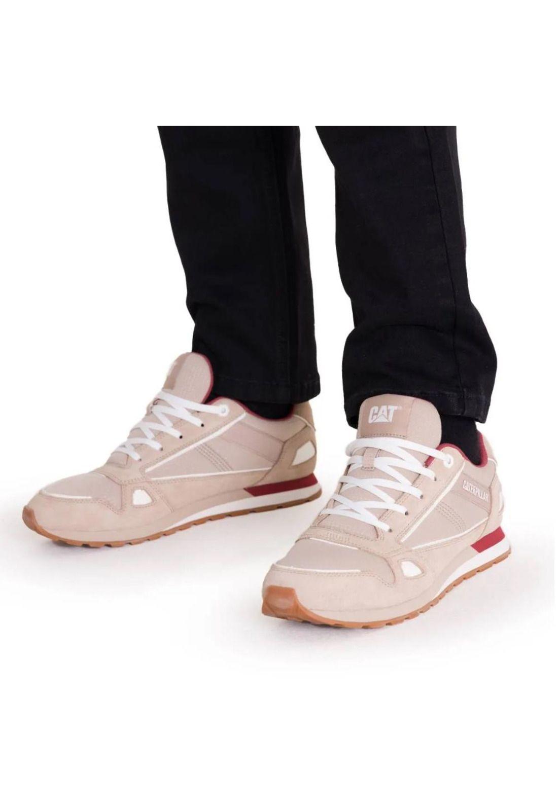 Zapatilla Hombre Ventura Beige Cat-7