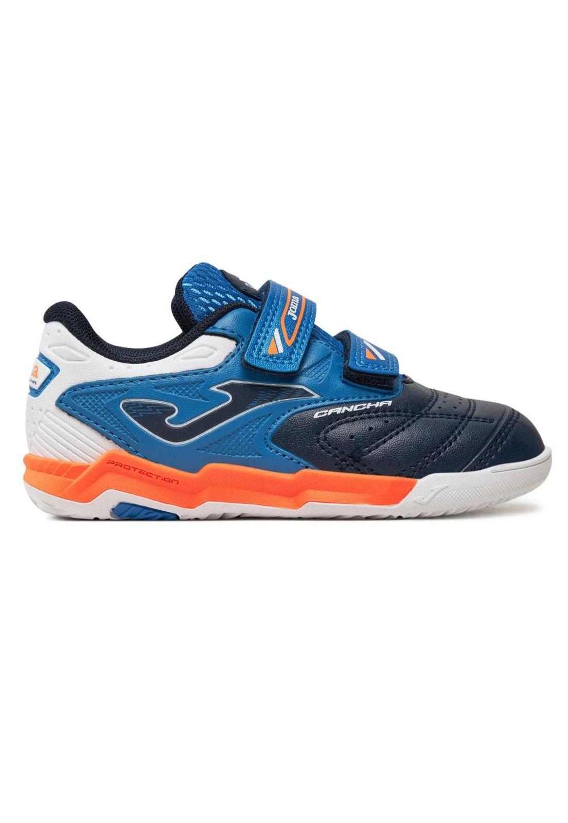 Zapatilla Fútbol Sala Kids Cancha Jr Azul Marino Joma-0
