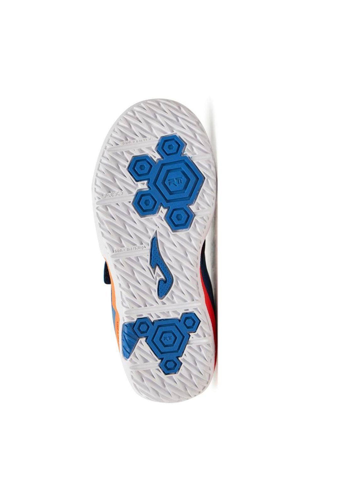 Zapatilla Fútbol Sala Kids Cancha Jr Azul Marino Joma-3