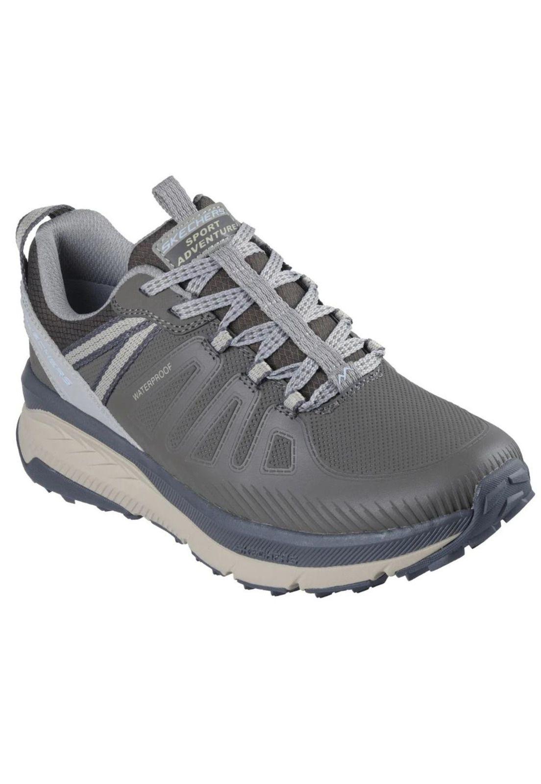 Zapatilla Impermeable Mujer Switch Back Gris Skechers-1