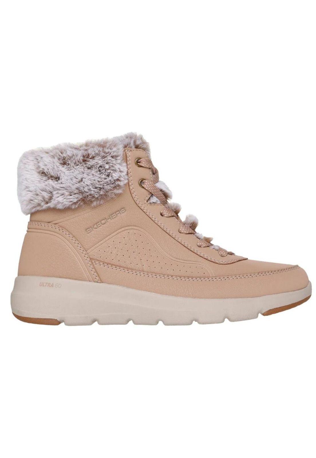 Botín Mujer Glacial Ultra Café Skechers-0