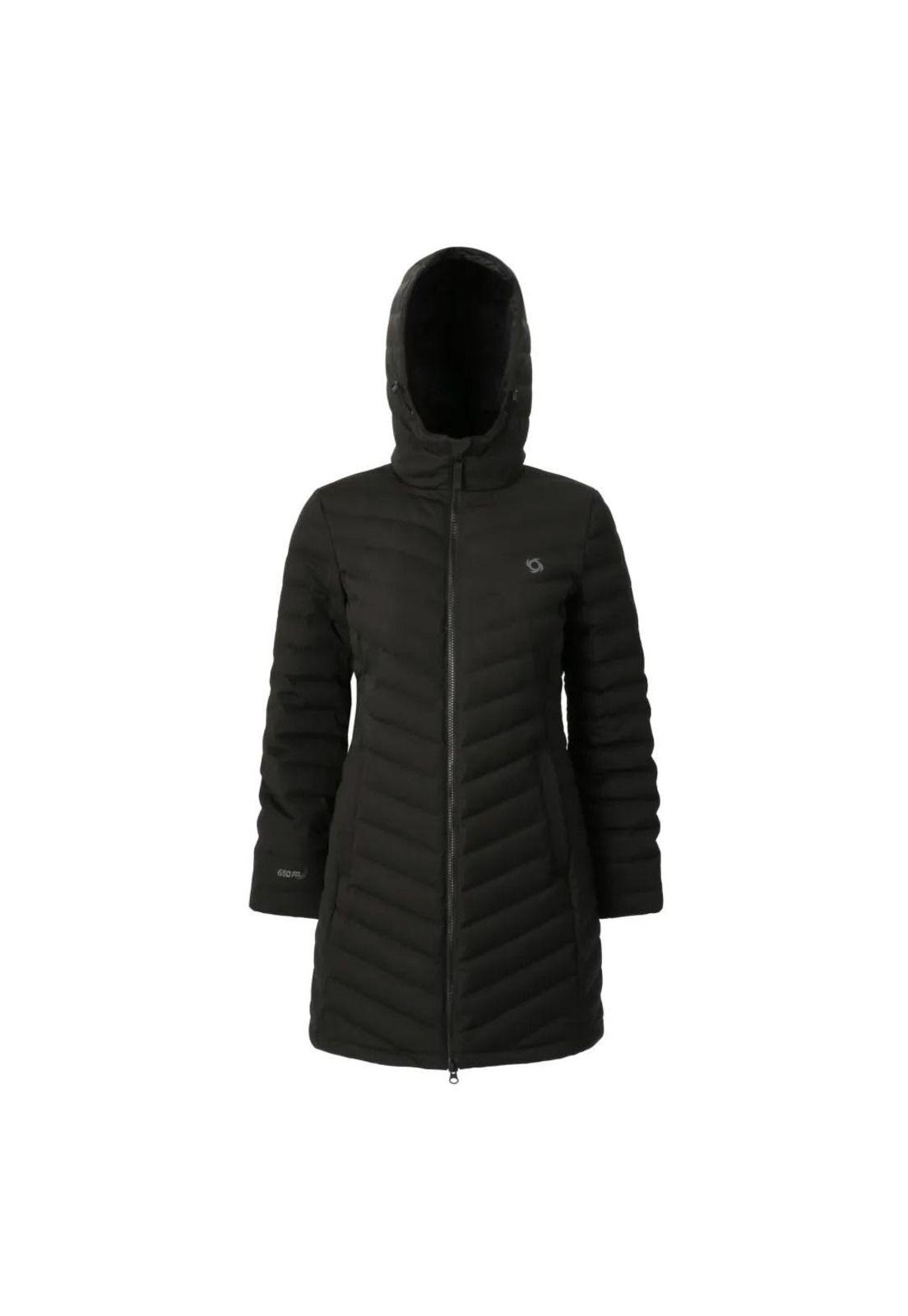 Parka Pluma Mujer Lilit Negro Doite-0