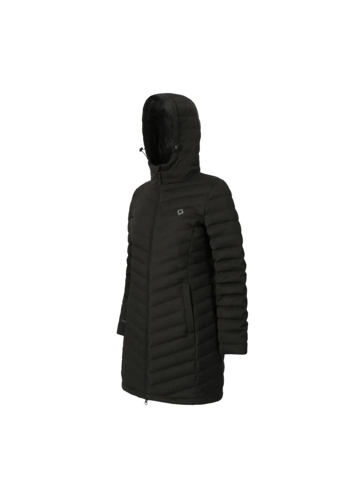 Parka Pluma Mujer Lilit Negro Doite-1