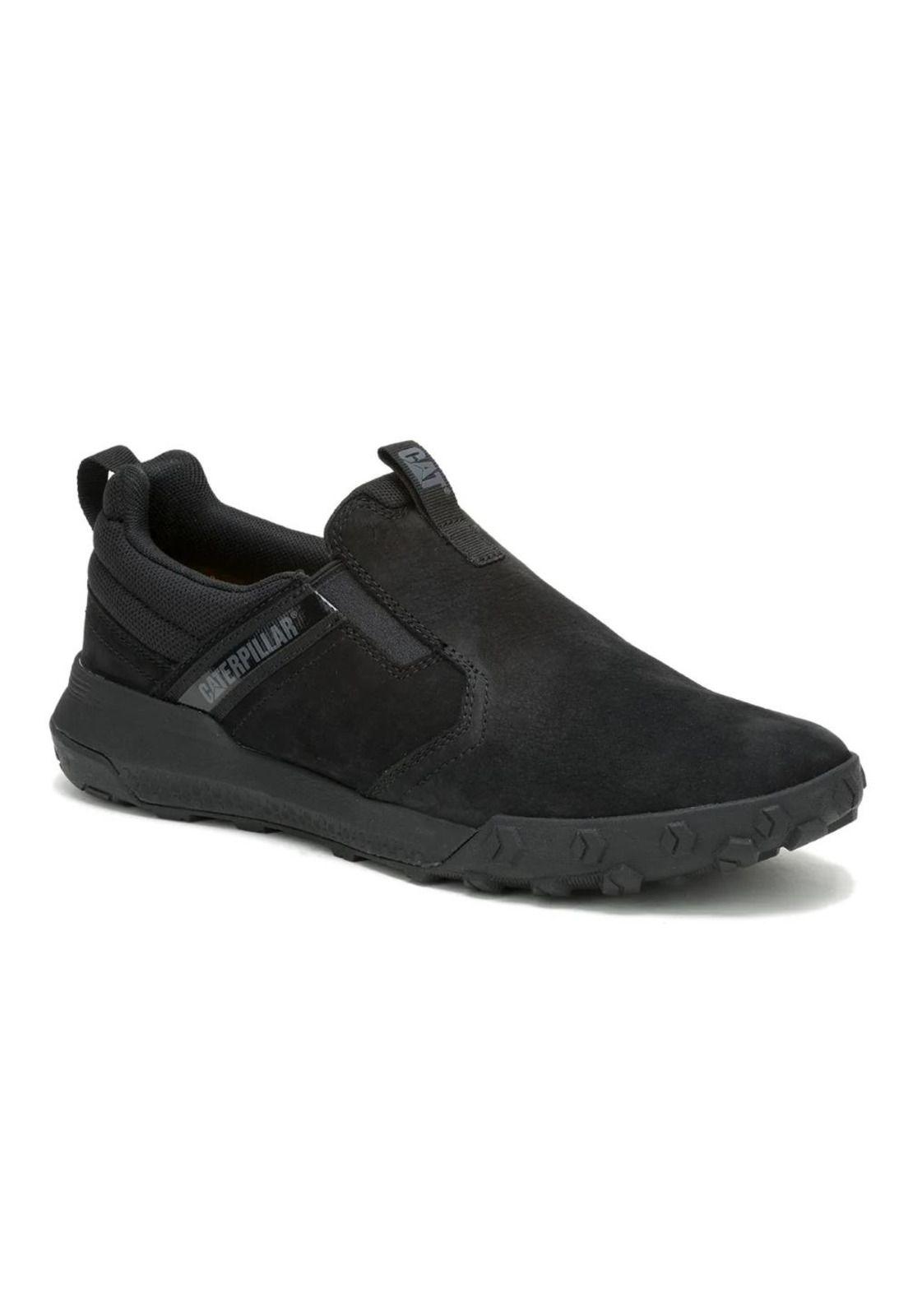 Zapatilla Hombre Hex Ready Slip On Negro Cat-1