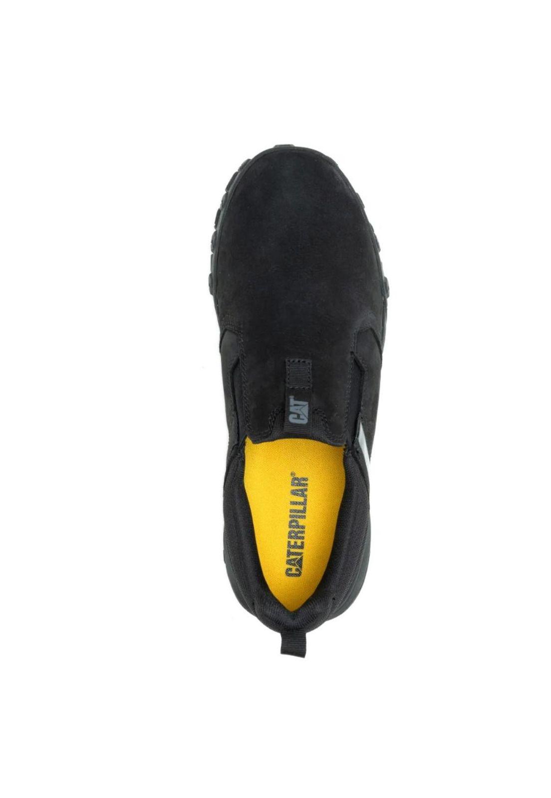 Zapatilla Hombre Hex Ready Slip On Negro Cat-2