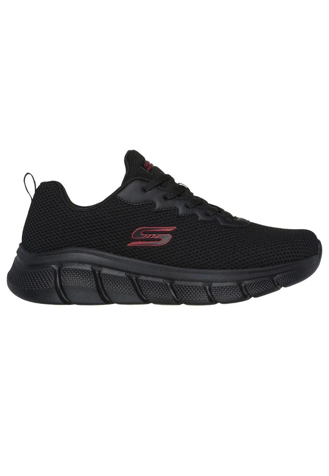 Zapatilla Hombre Bobs Flex Negro Skechers-0