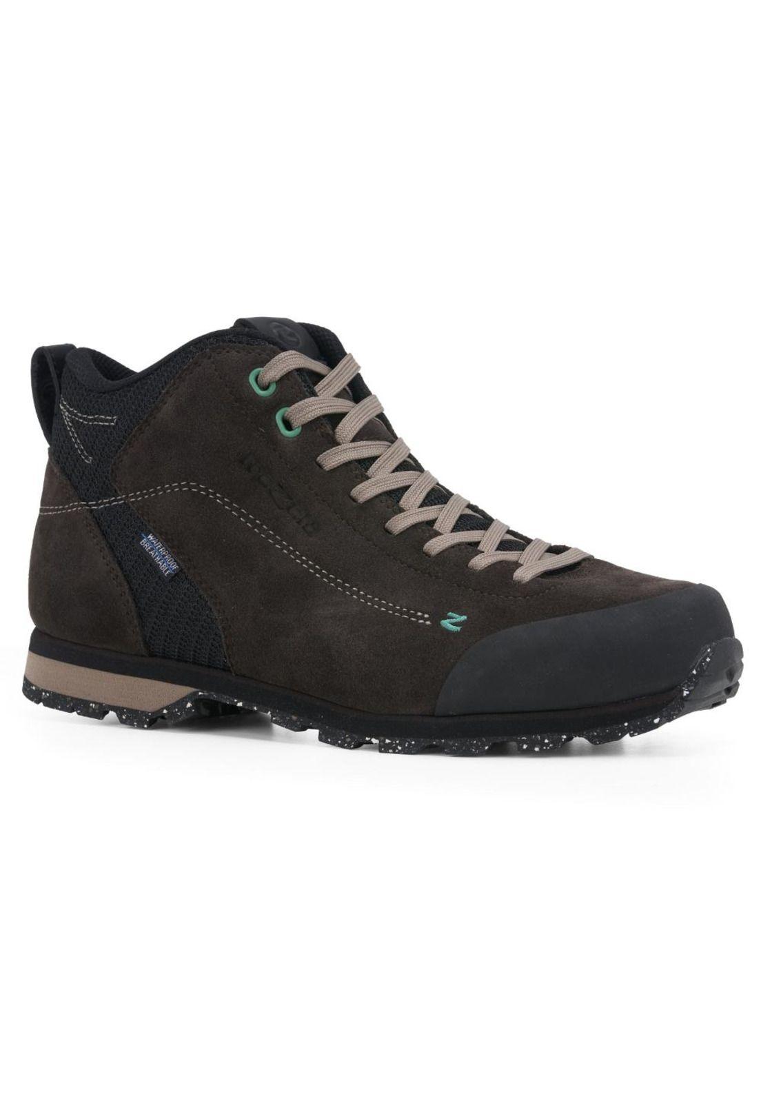 Botín Waterproof Hombre Zeta Mid Café Oscuro Trezeta-0