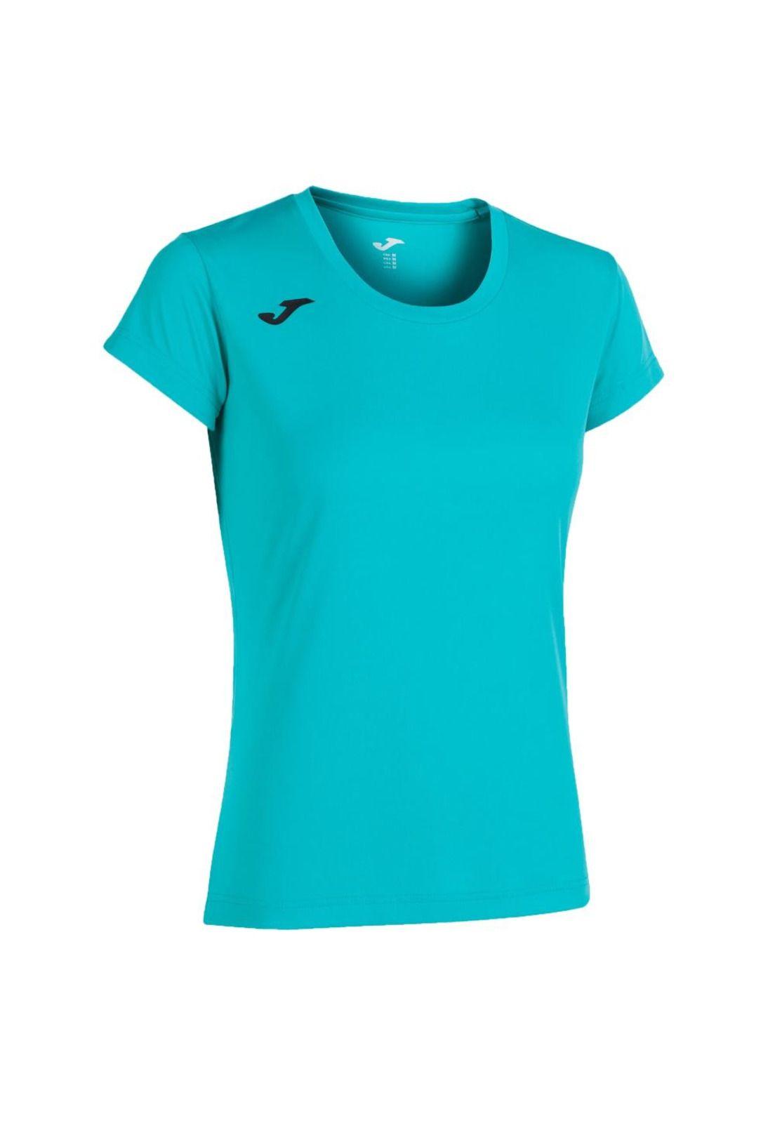 Polera Deportiva Mujer Record II Turquesa Joma-0