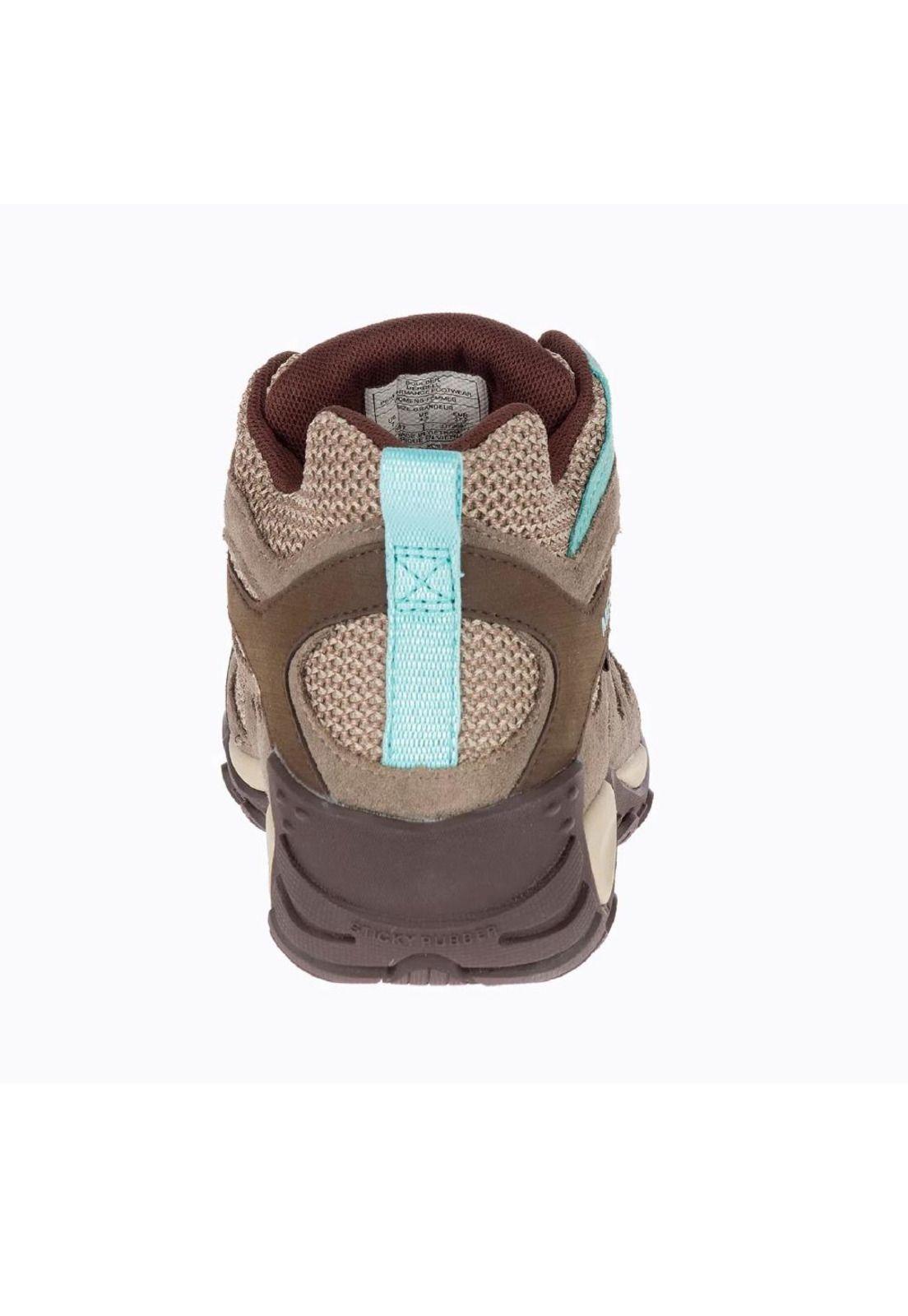 Botín Waterproof Mujer Yokota 2 Mid Café Merrell-4