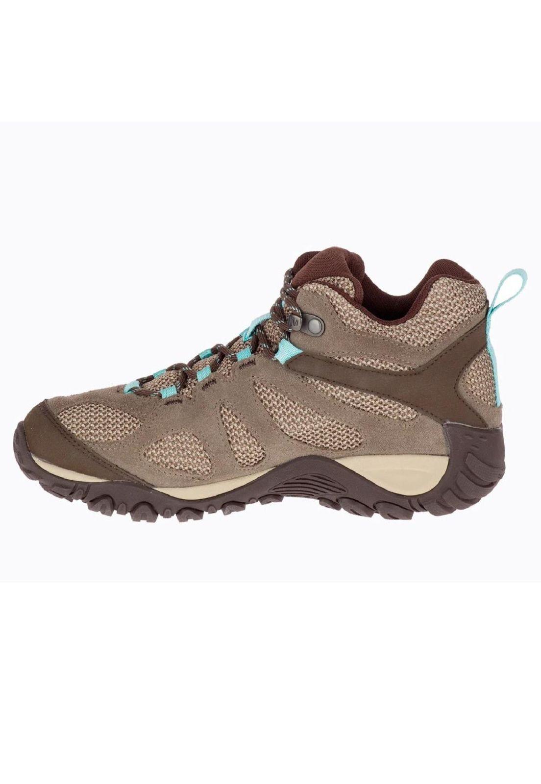 Botín Waterproof Mujer Yokota 2 Mid Café Merrell-5