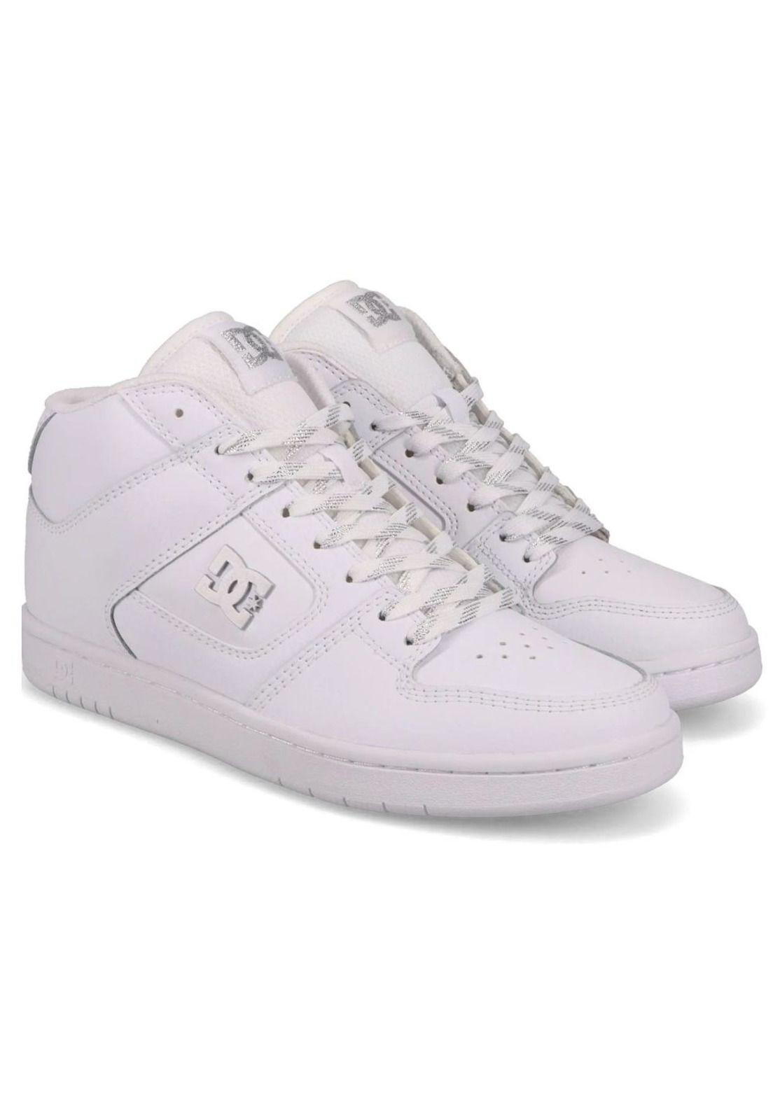 Zapatilla Mujer Manteca 4 Mid Blanco DC-1