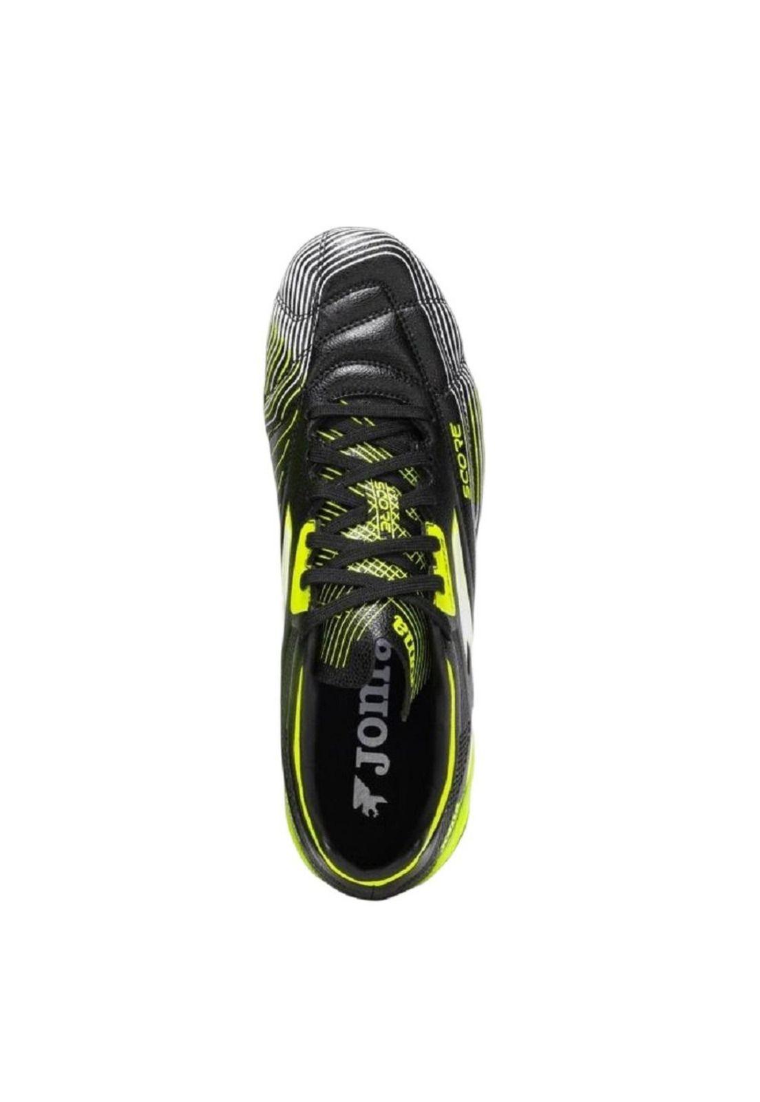 Zapatilla Fútbol Fg Hombre Score Negro Flúor Joma-2