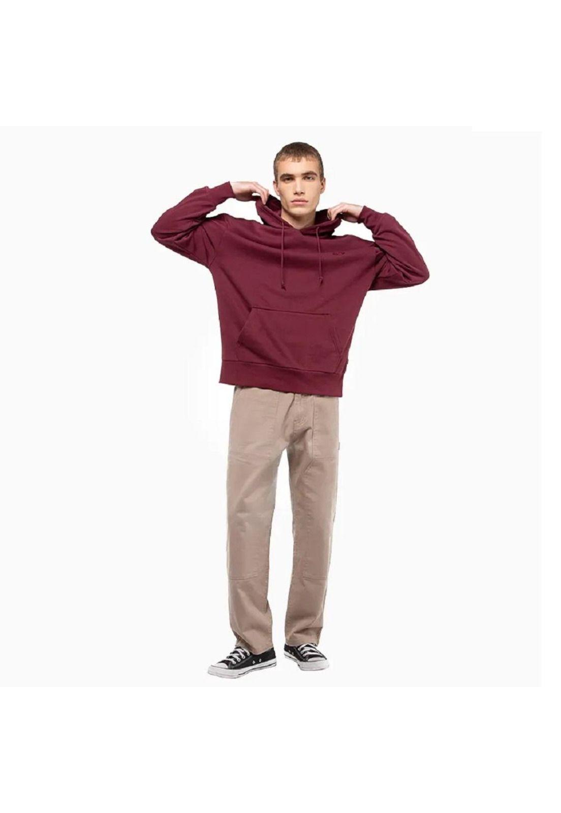 Polerón Hombre Hoodie Cons Burdeo Converse-1