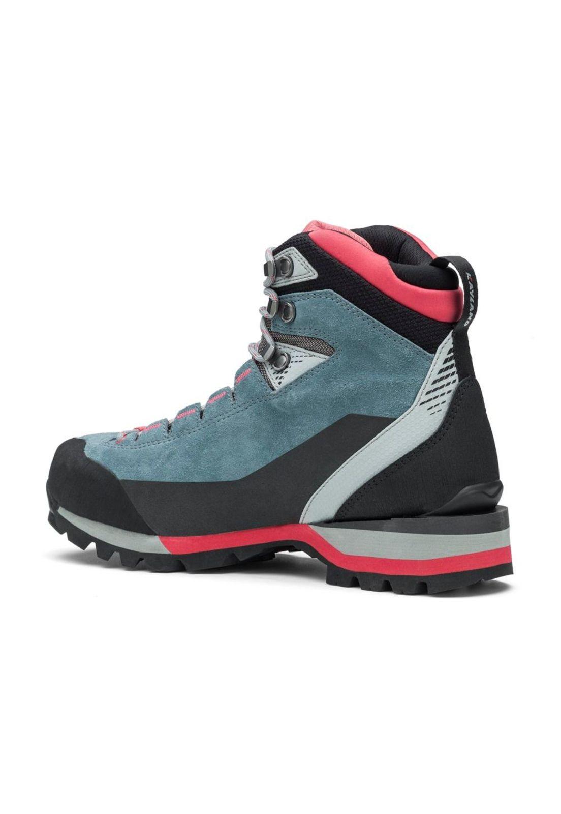 Botín Gore-Tex Mujer Grand Tour Celeste Rosa Kayland-4
