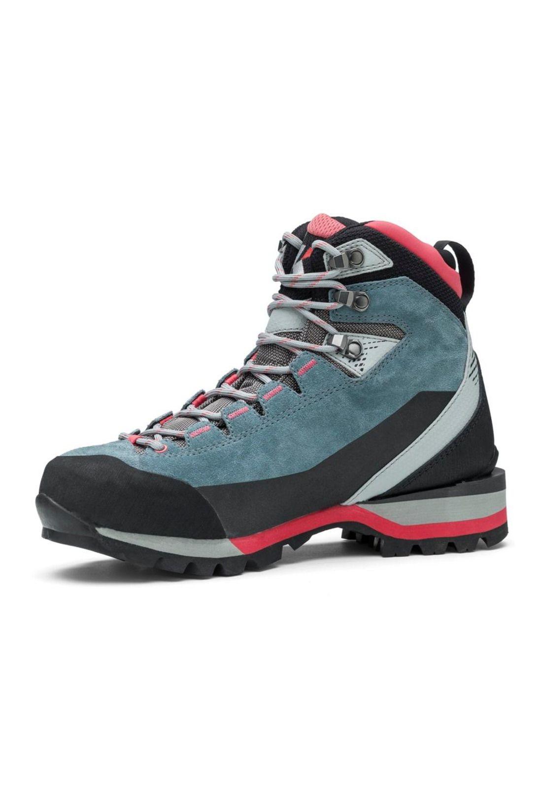 Botín Gore-Tex Mujer Grand Tour Celeste Rosa Kayland-5