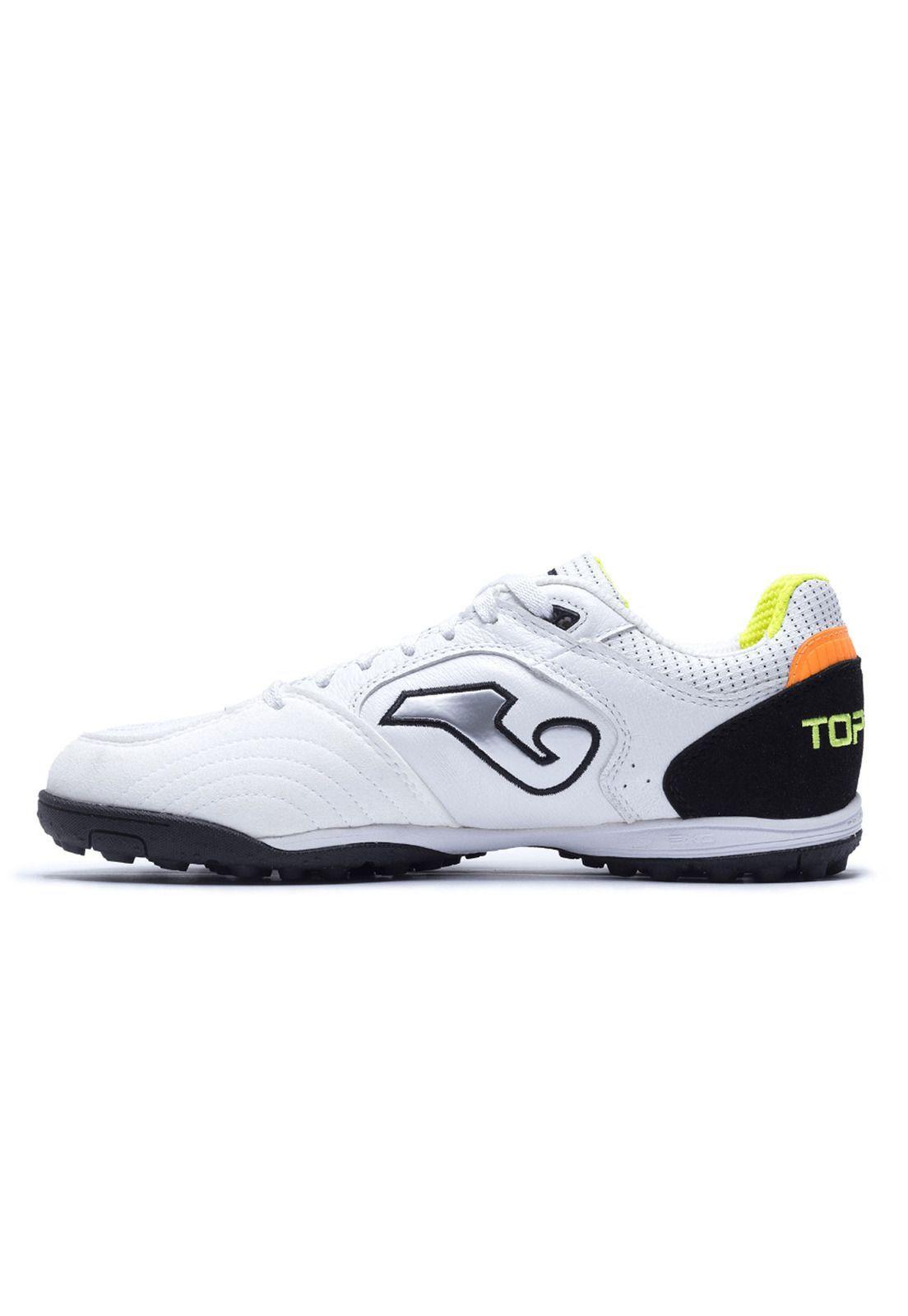Zapatilla Fútbol Turf Hombre Top Flex Blanco Joma-1