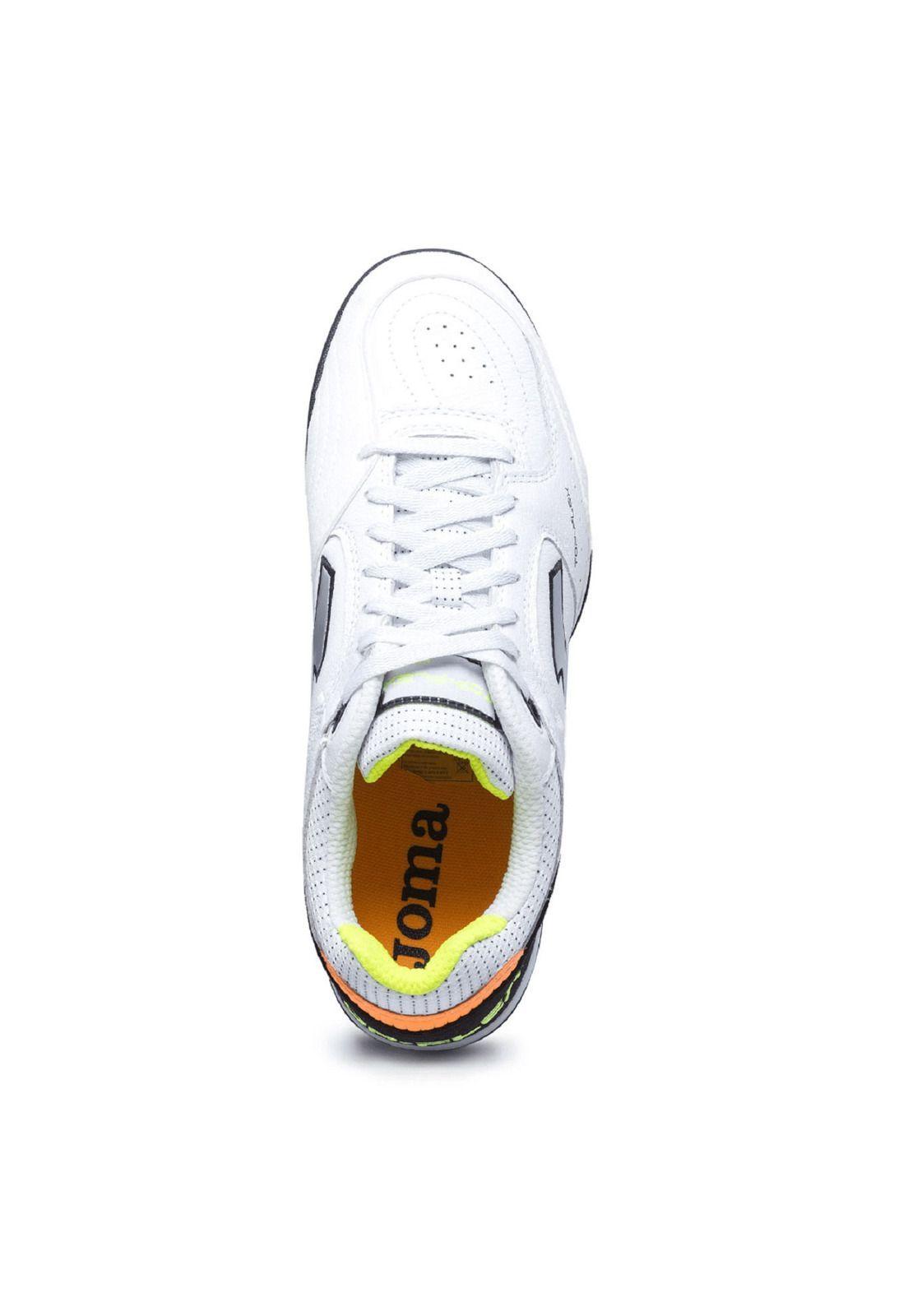 Zapatilla Fútbol Turf Hombre Top Flex Blanco Joma-2