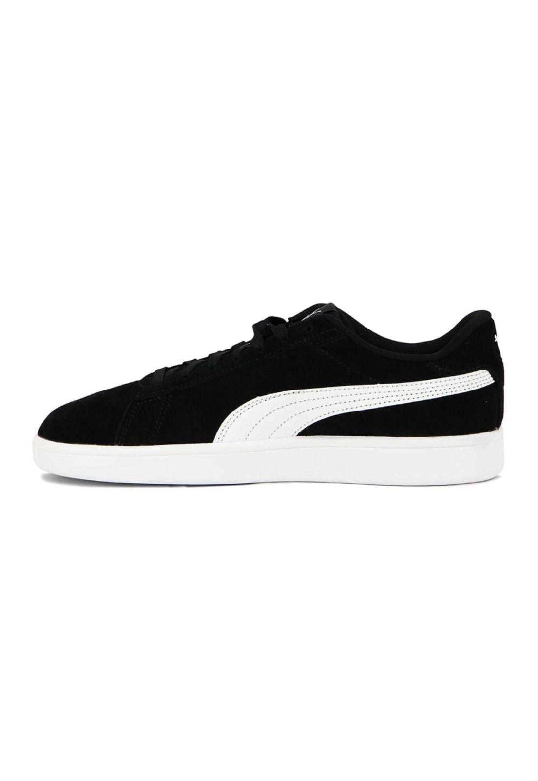 Zapatilla Hombre Smash 3.0 Negro Puma-2
