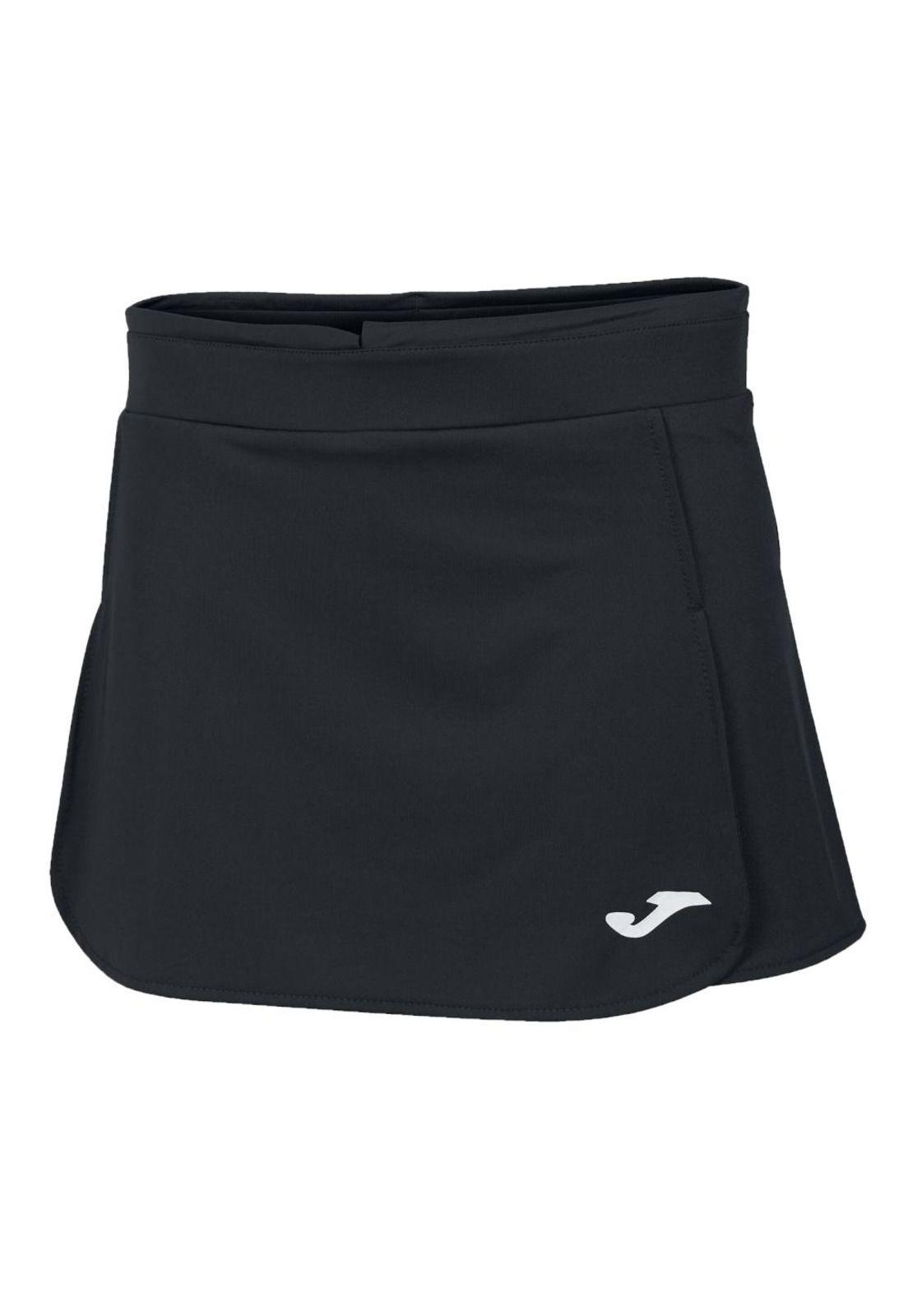 Falda Pádel Mujer Open II Negro Joma-0