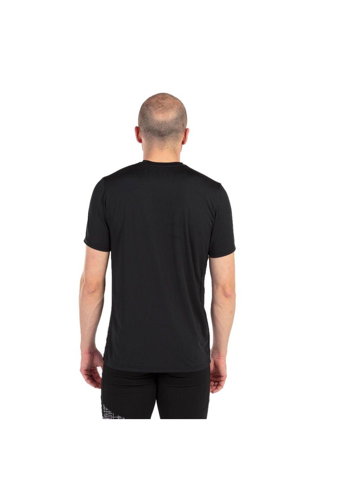 Polera Deportiva Hombre Elite VIII Negra Joma-2