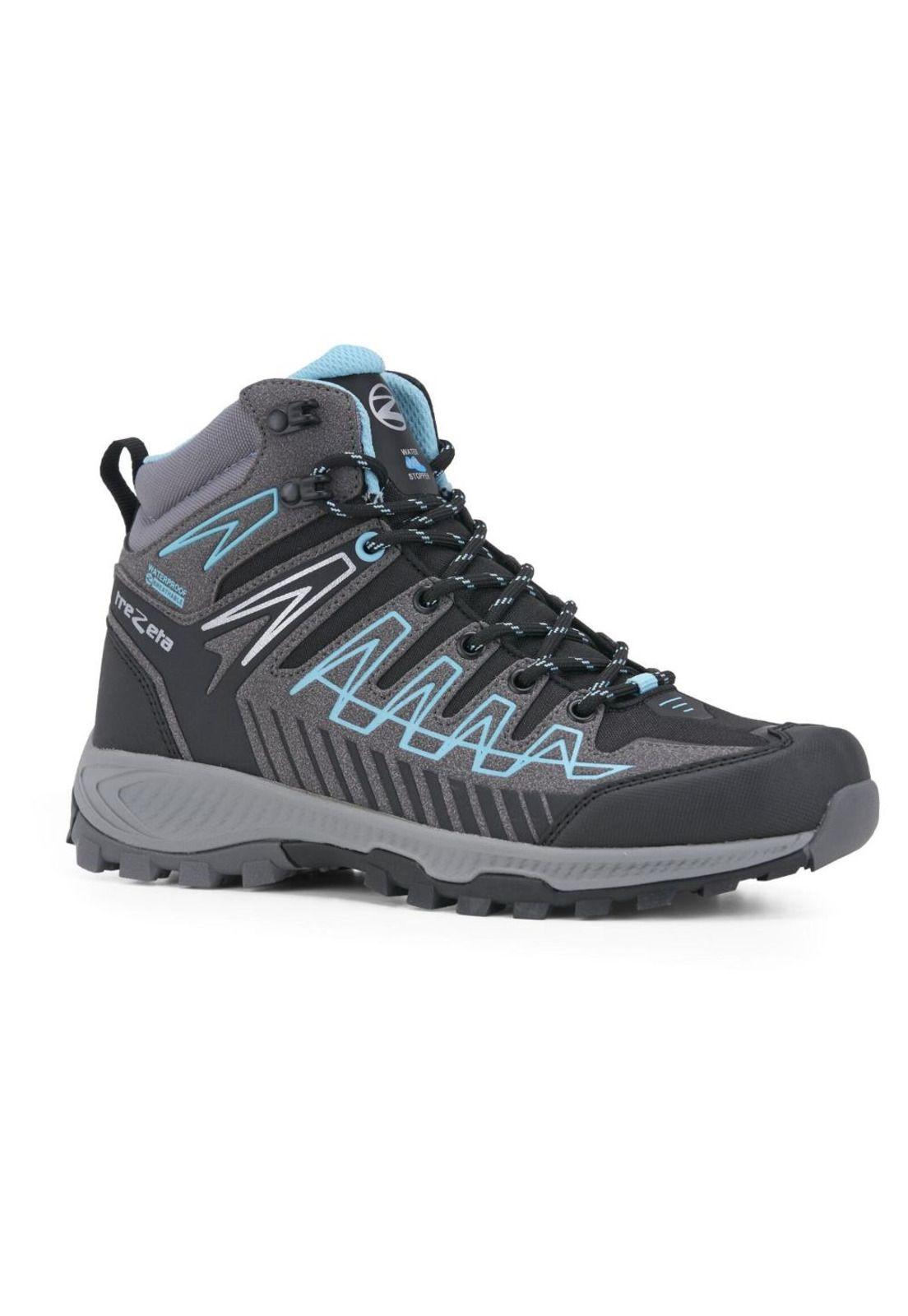 Zapatilla Waterproof Mujer Thunder Mid Gris Cielo Trezeta-0